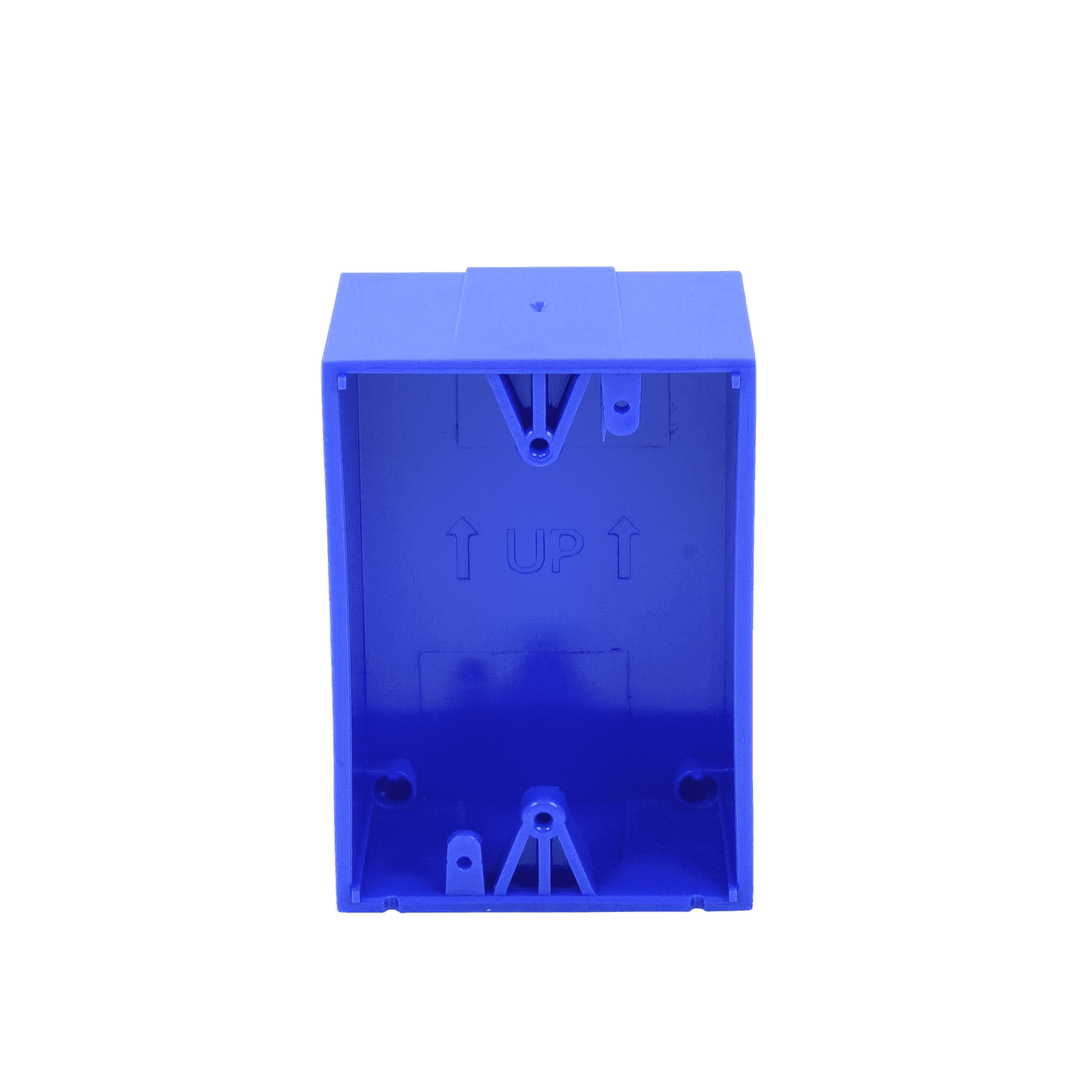 Caja trasera de montaje color azul para estaciones de parada STOPPER KIT-71100A-B - STI