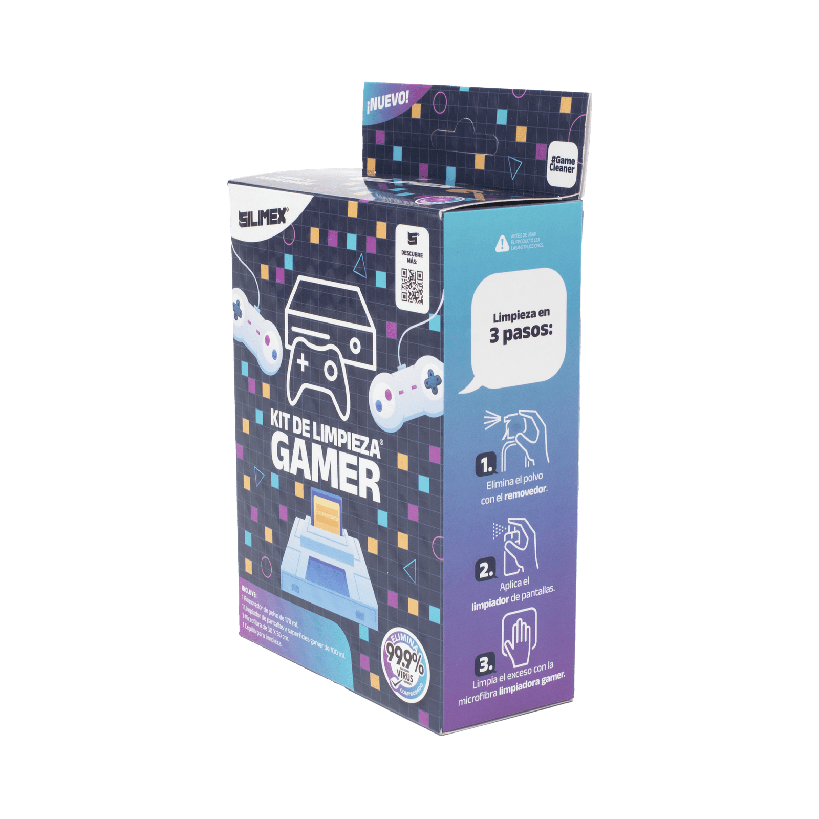Kit de Limpieza Gamer: Mantén tu Equipo Impecable y Protegido en Cada Partida KIT-GAMER - SILIMEX