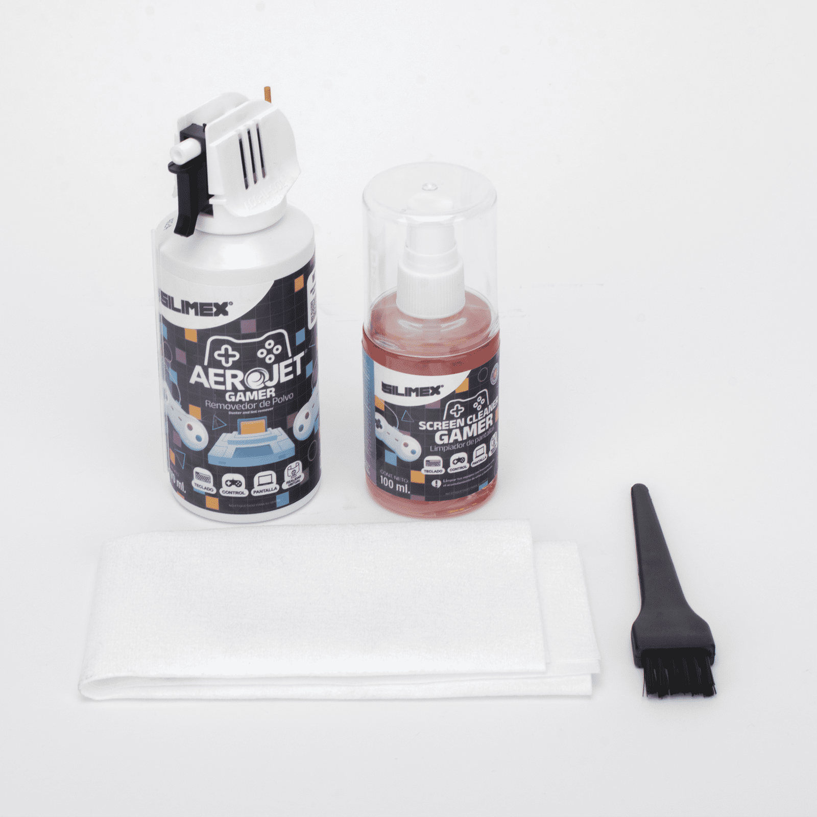 Kit de Limpieza Gamer: Mantén tu Equipo Impecable y Protegido en Cada Partida KIT-GAMER - SILIMEX
