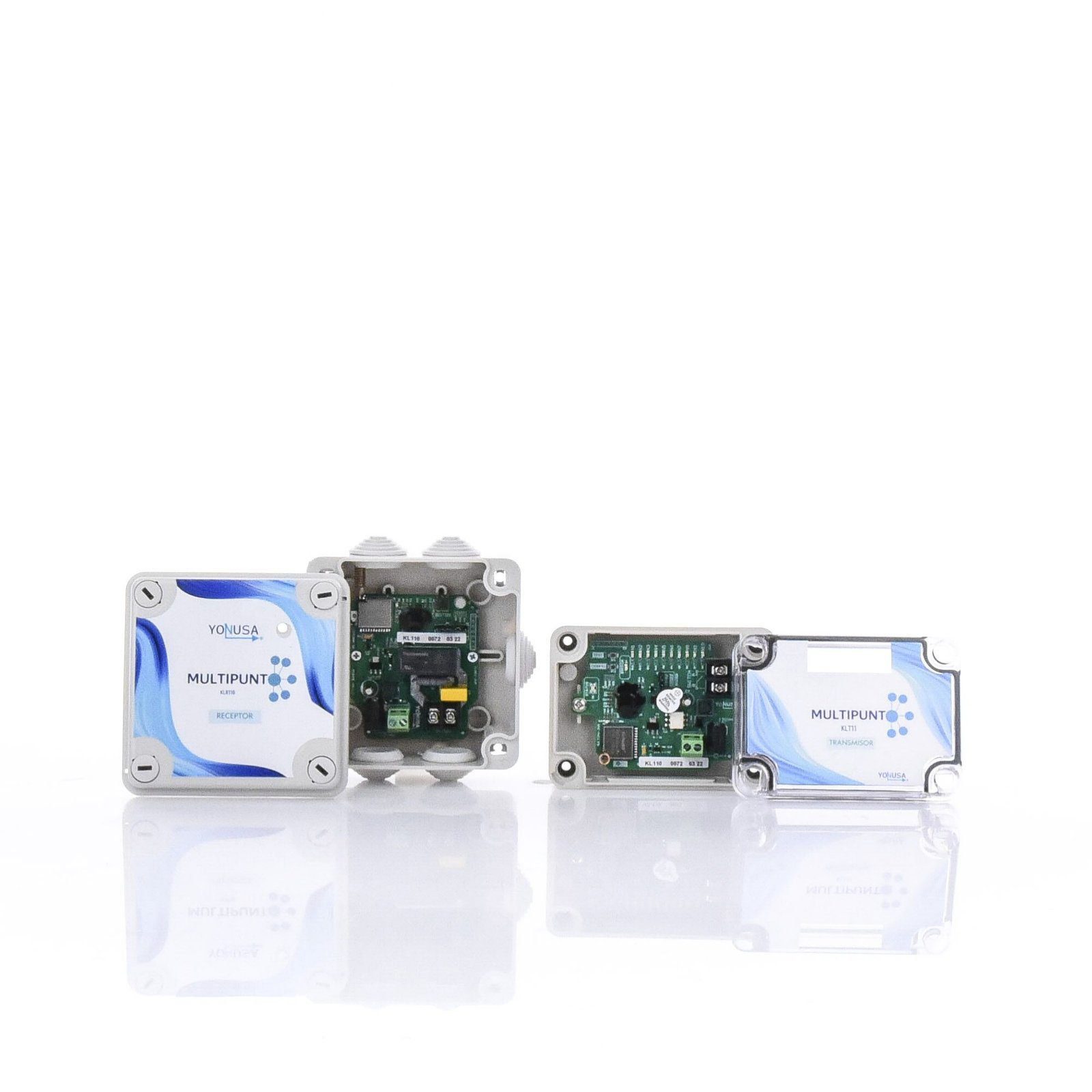 KIT Transmisor / Receptor Inalámbrico para KLT110 / 1 KM Linea de Vista / Multi-Punto Soporta 10 Equipos KL110 - YONUSA