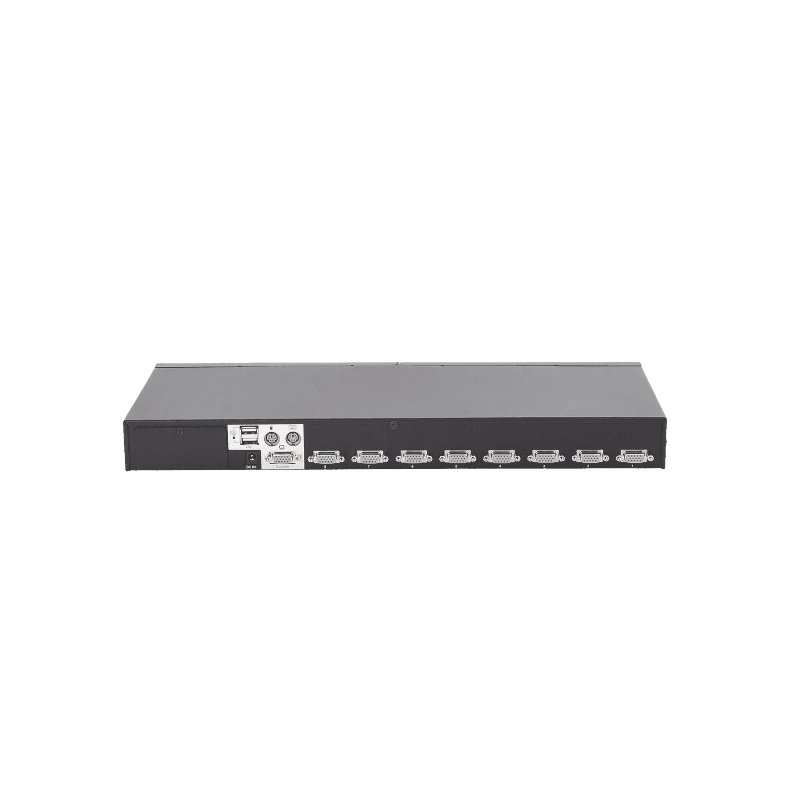 Switch Para Monitor KVM de 8 Puertos VGA, Permite el Acceso y Controla Hasta 8 Computadoras Desde Una Sola Consola (Teclado, Ratón y Monitor). KVM-210-08 - PLANET