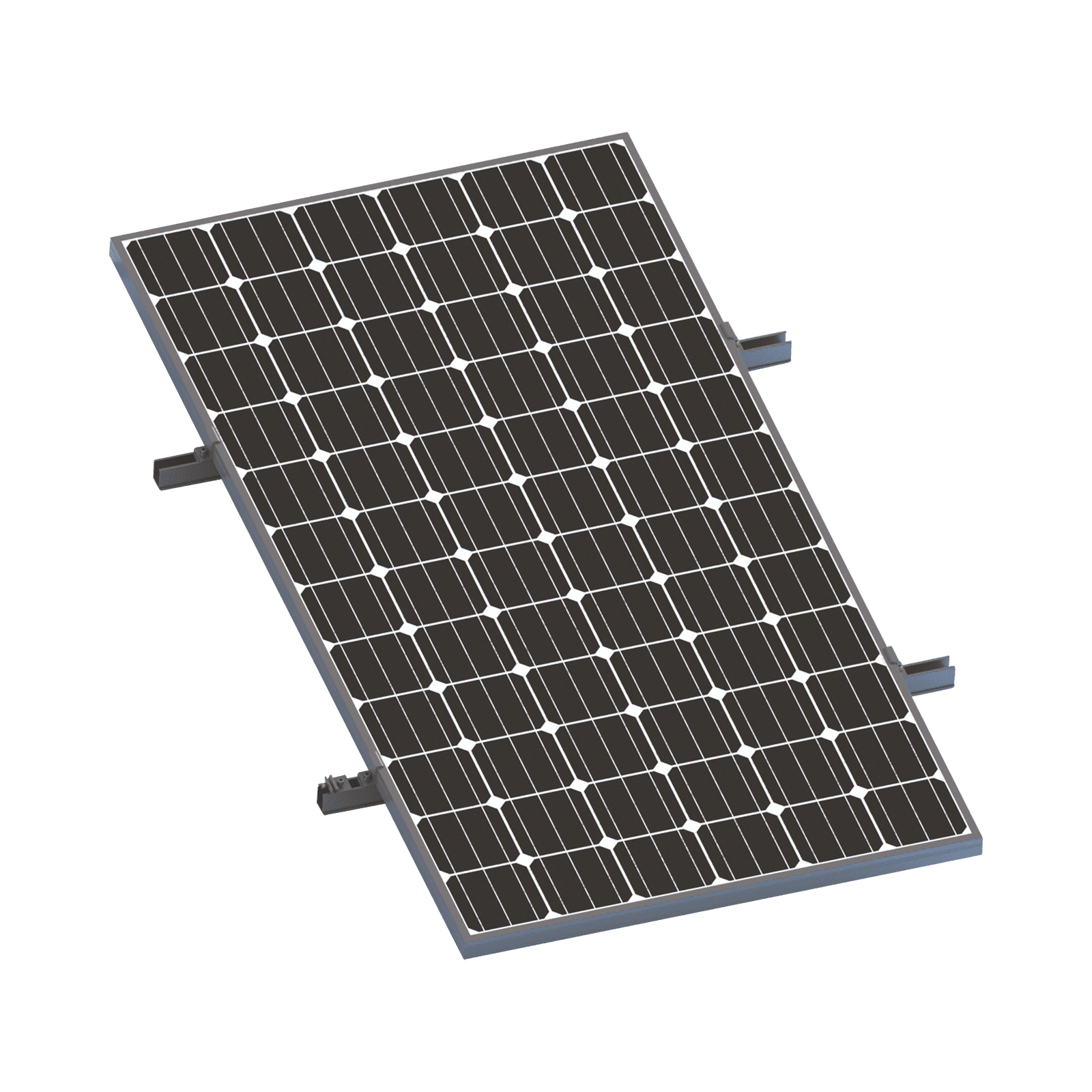 Kit De Minirieles Para Panel Solar Arreglo 1X1 Para Instalación Plano En Lámina VEKTORMINIKIT1X1 - EPCOM POWERLINE