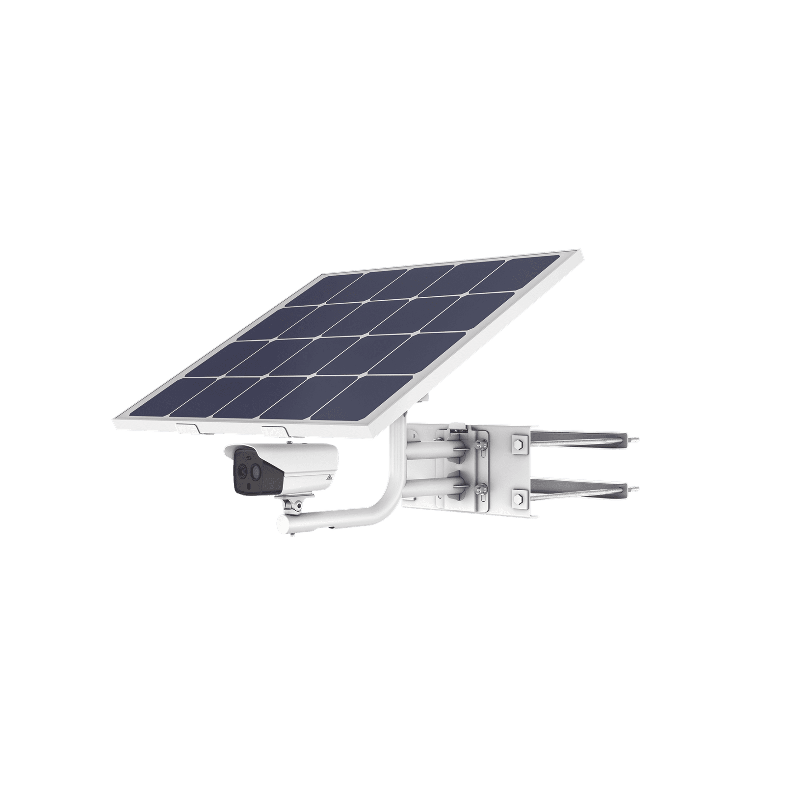 Kit Solar IP All in One / Cámara Termica 256 × 192 / Lente 9.7 mm / Panel Solar / Batería de Respaldo de Litio 23.2Ah / Conexión 4G / Accesorios de Instalación DS-2TXS2628-10P/QA/GLT/CH36S80(LA) - HIKVISION