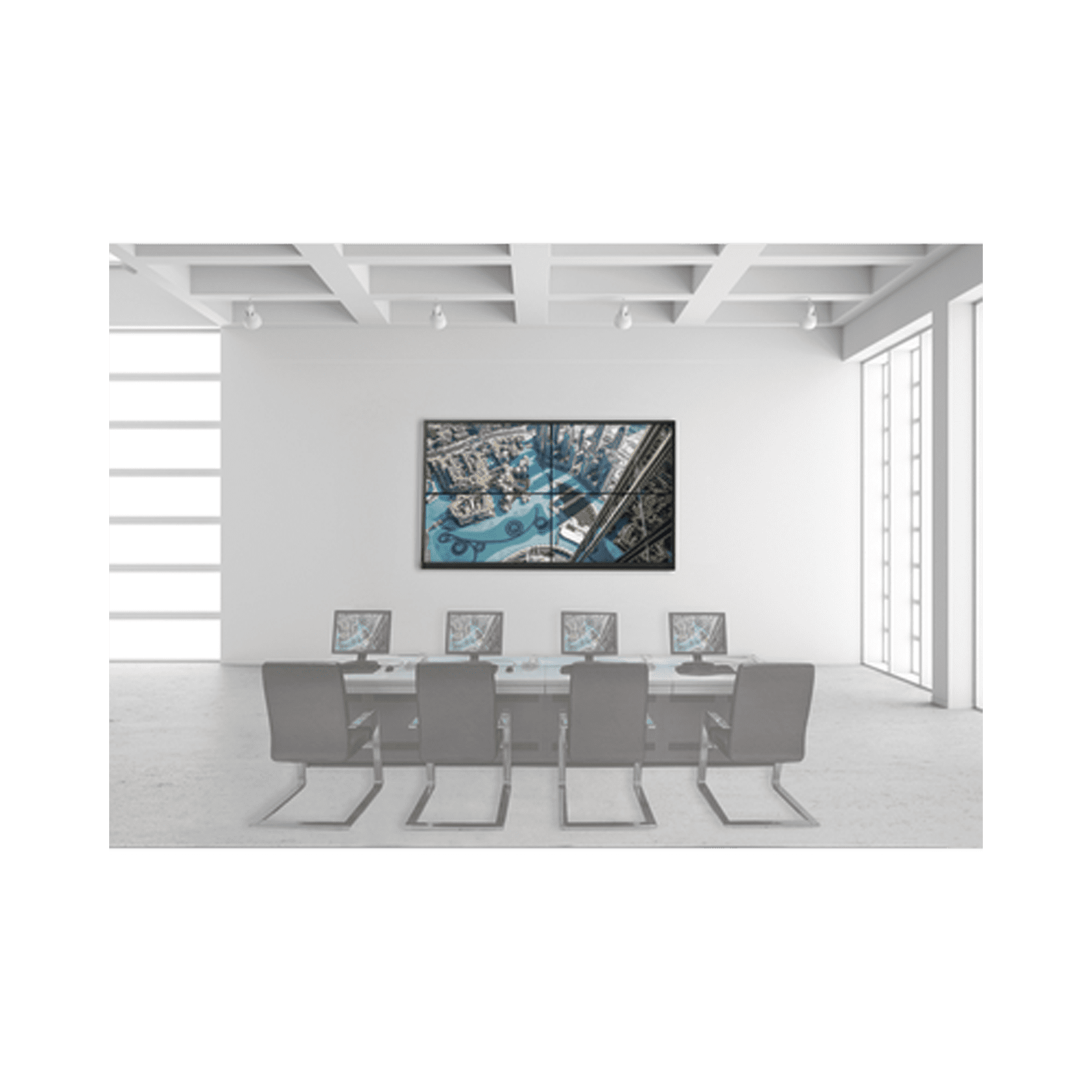 Kit Videowall 2X2 / Incluye 4 Pantallas de 46″ / Decoder / Base de Pared / Accesorios de Instalación DS-VW2X2TL46/WM - HIKVISION