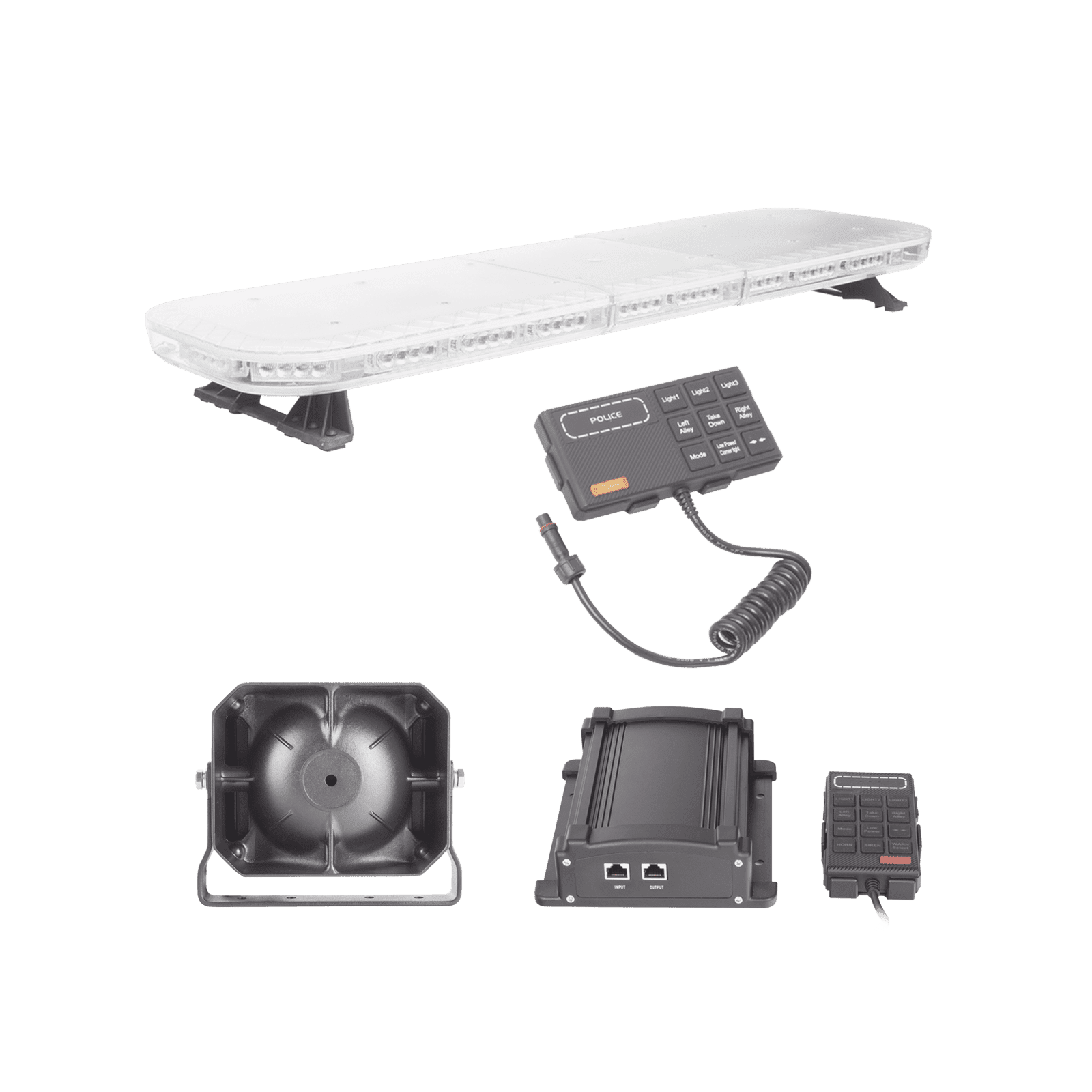 Kit básico para equipamiento de unidades de Seguridad Pública X67RBAKIT2 - EPCOM INDUSTRIAL SIGNALING