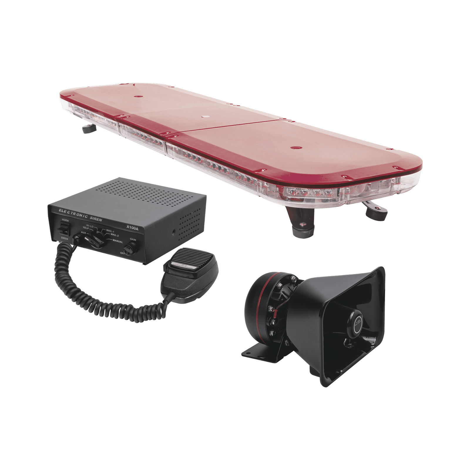 Kit básico para equipamiento de unidades de emergencias, ambulancias y vehículos de bomberos X67RV2KIT - EPCOM INDUSTRIAL SIGNALING