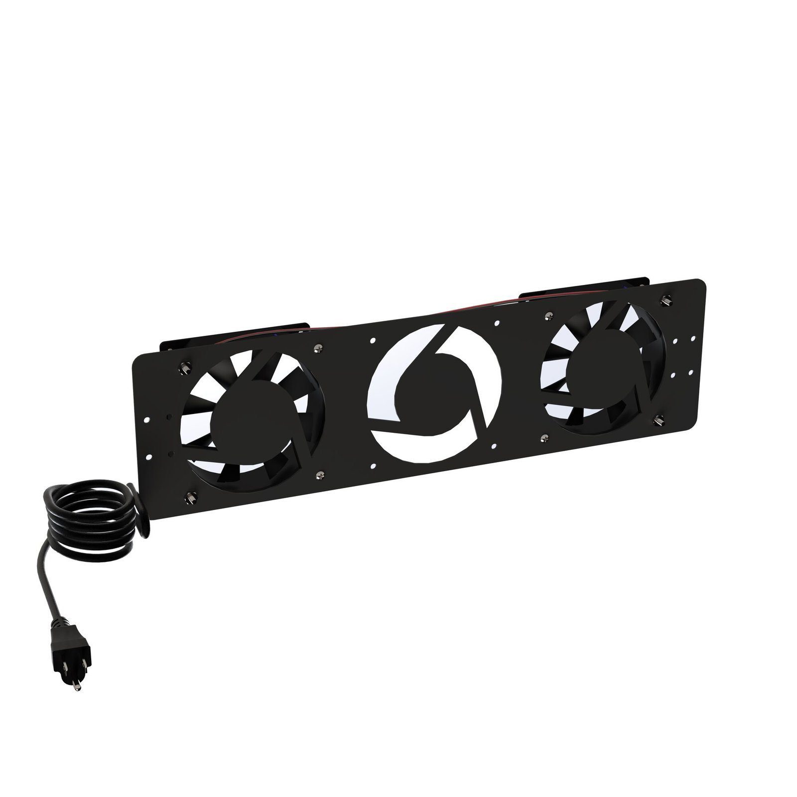 Kit de 2 Ventiladores 110 Vca (12 x 12 cm) con Clavija para Gabinete de Piso LPVENT02BASIC - LINKEDPRO BY EPCOM