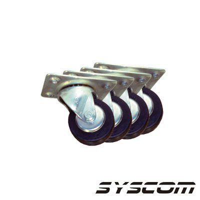 Kit de 4 Ruedas Locas para Racks y Gabinetes (Ver Compatibilidad). ROD42.5 - SYSCOM