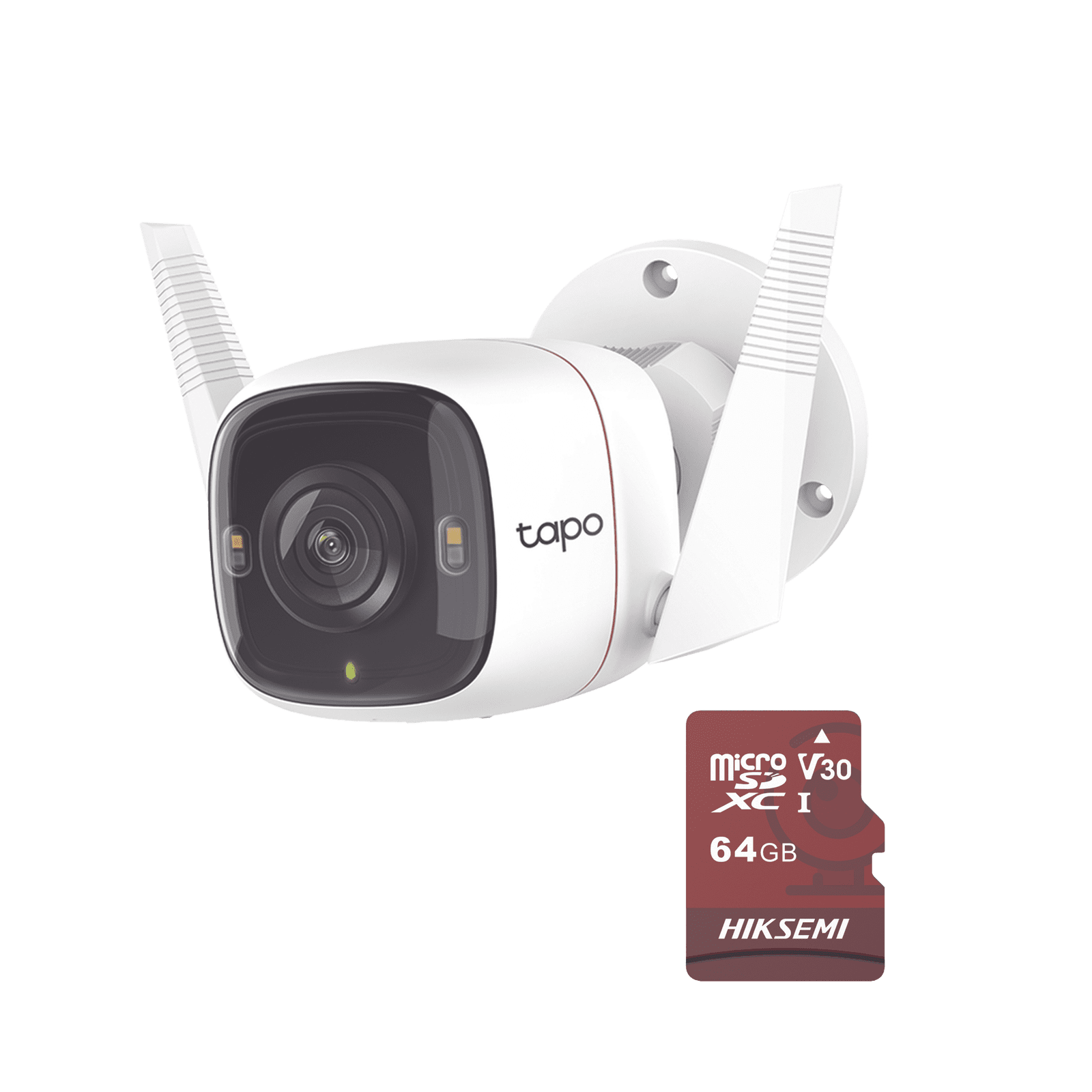 Kit de Cámara IP Wi-Fi / Incluye 1 Pieza Modelo TAPO-C320WS  /  Utiliza La App Tapo / 1 Memoria Micro SD Modelo Mod  HS-TF-E1/64G TAPO-C320WS/HS64 - TP-LINK
