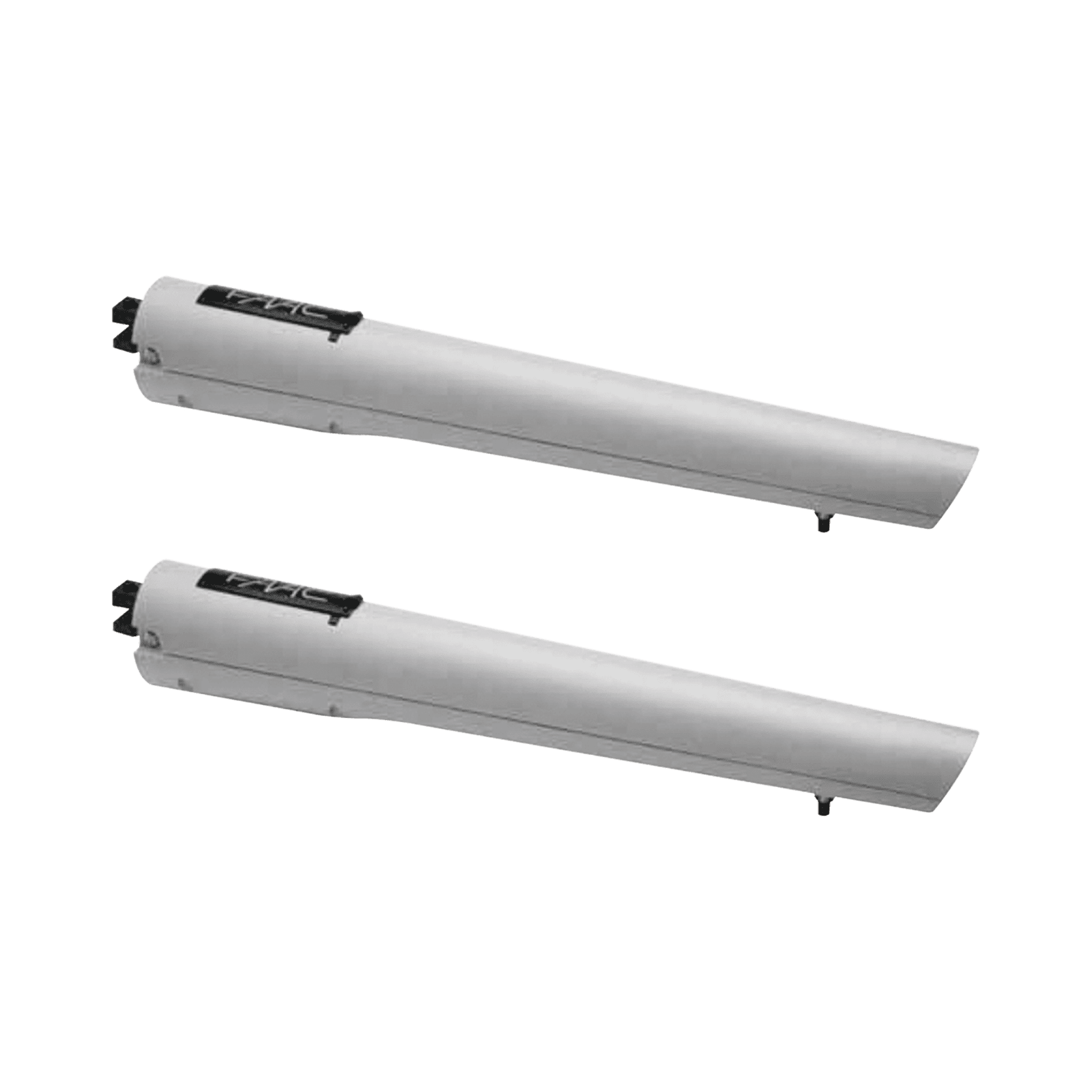 Kit de Operadores FAAC S418 para Puertas Abatibles de hasta 2.7m y 300Kg / Con Capacidad de Respaldo de Baterías y Desbloqueo Manual 10599807 - FAAC