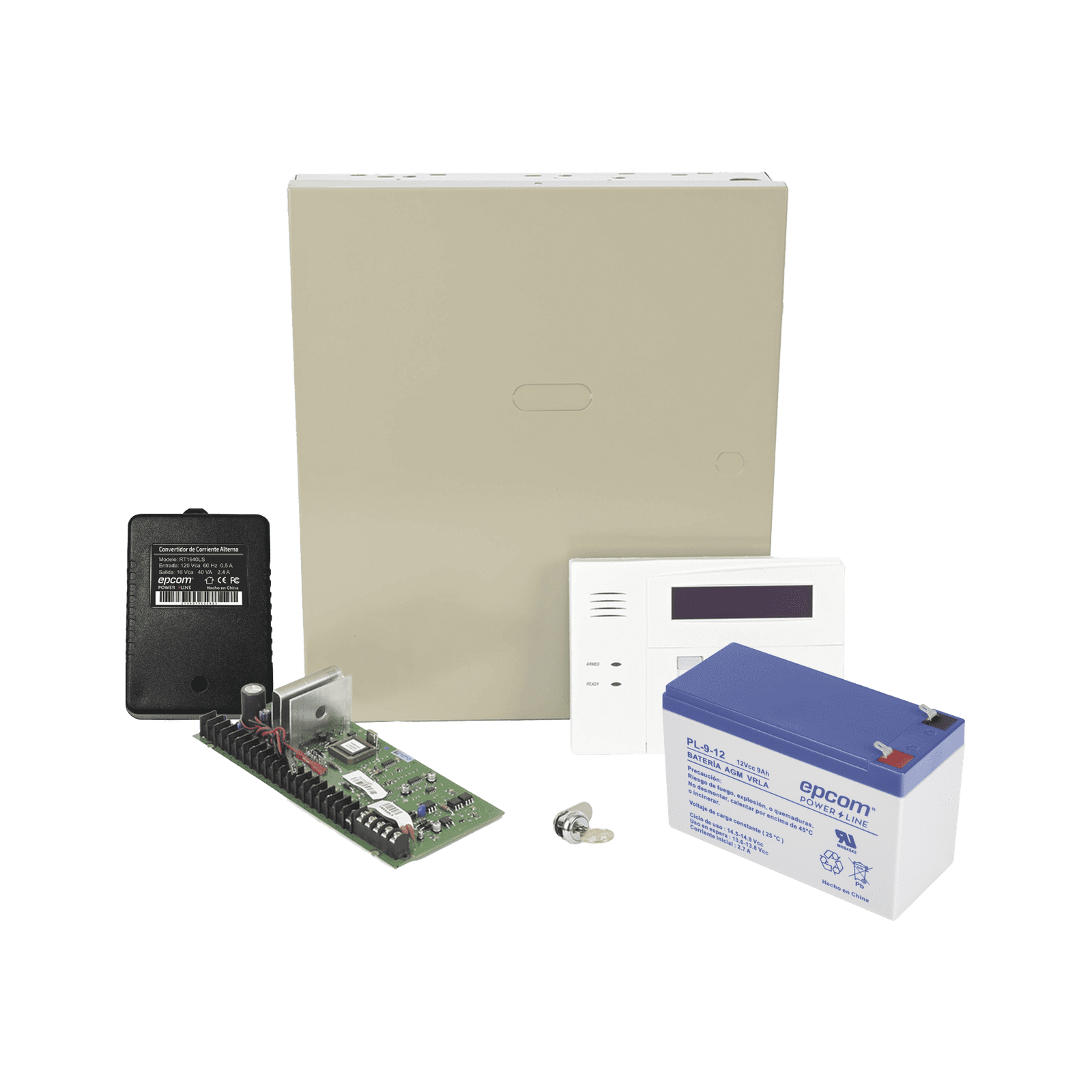 Kit de Panel de Alarma VISTA48LA con Batería de 9Ah, Transformador y Gabinete VISTA48LANTB8AH/6160RF - HONEYWELL HOME RESIDEO