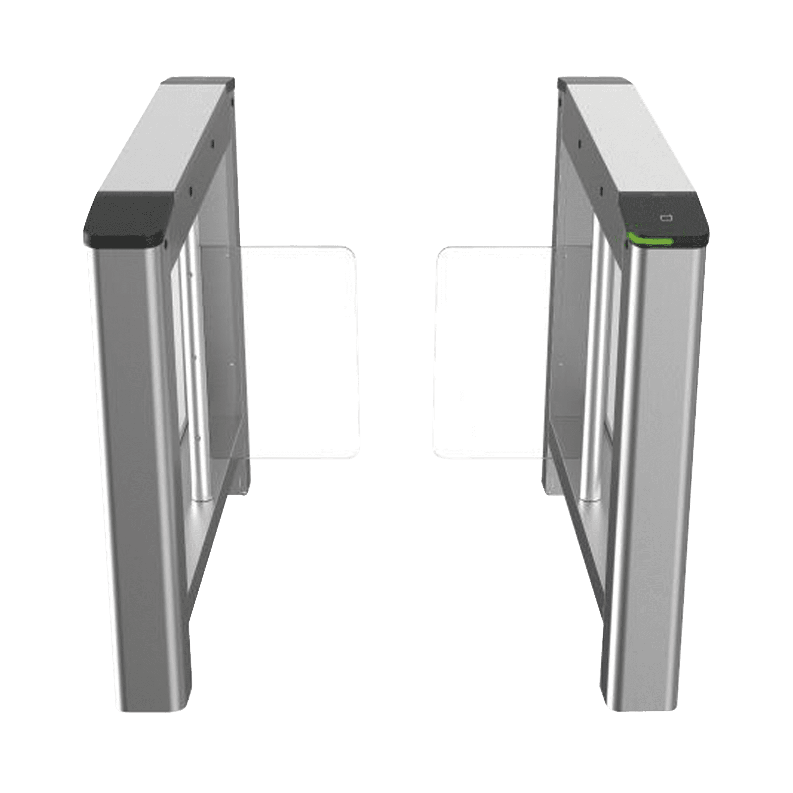 Kit de Torniquetes Swing IZQUIERDO y DERECHO / Bidireccional / Preparación para Instalar Terminal Facial con Montaje DS-KAB6ZU1 (No incluidos) / 3,000,000 MCBF / 4 Pares de IR / Carril de 90 cms DS-K3B220LX-LR/PG-DP90 - HIKVISION