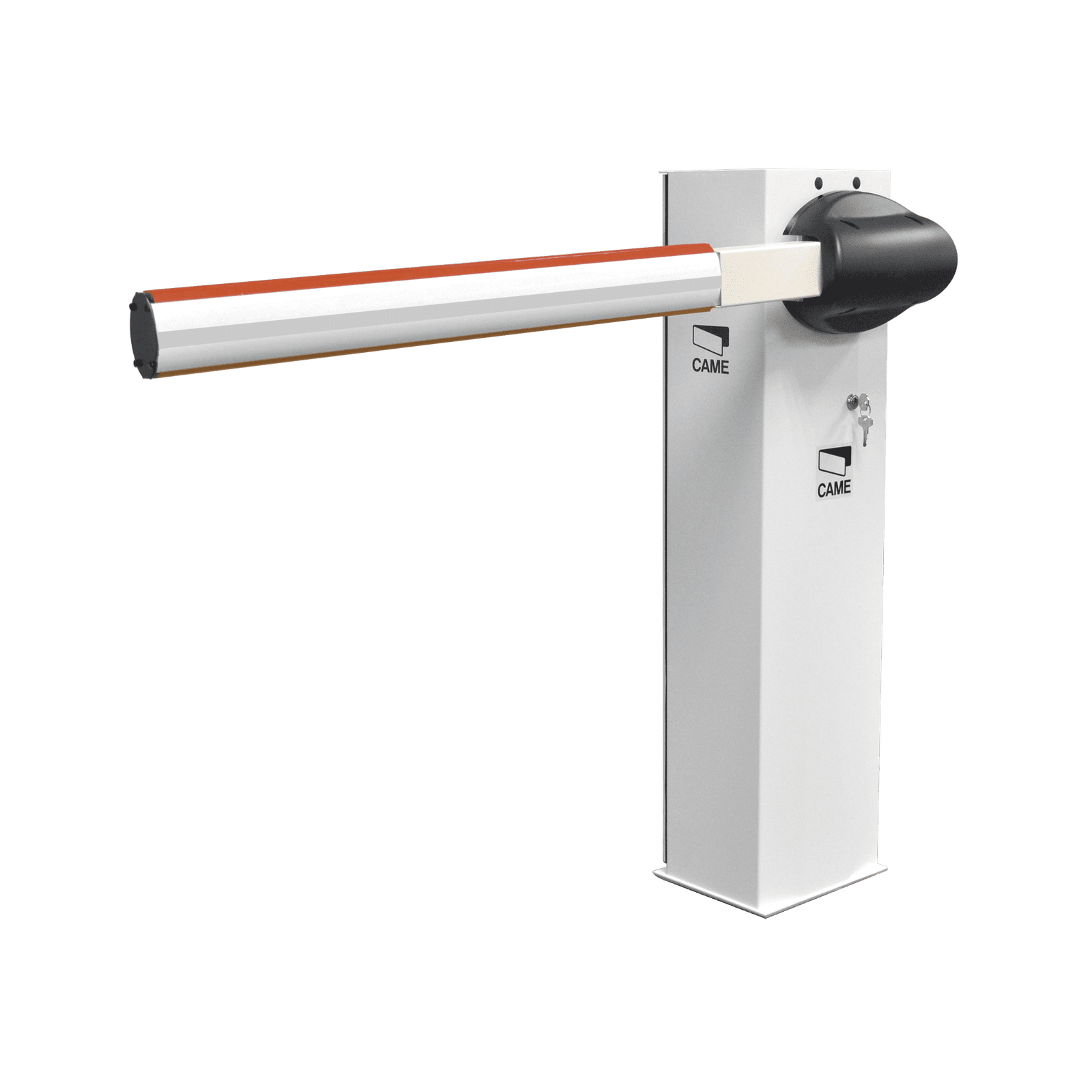Kit de barrera vehicular CAME G3750 / Incluye mástil de 4 metros sin iluminación / Incluye resorte 001G04060 (Resorte verde) KT-G3750W - CAME