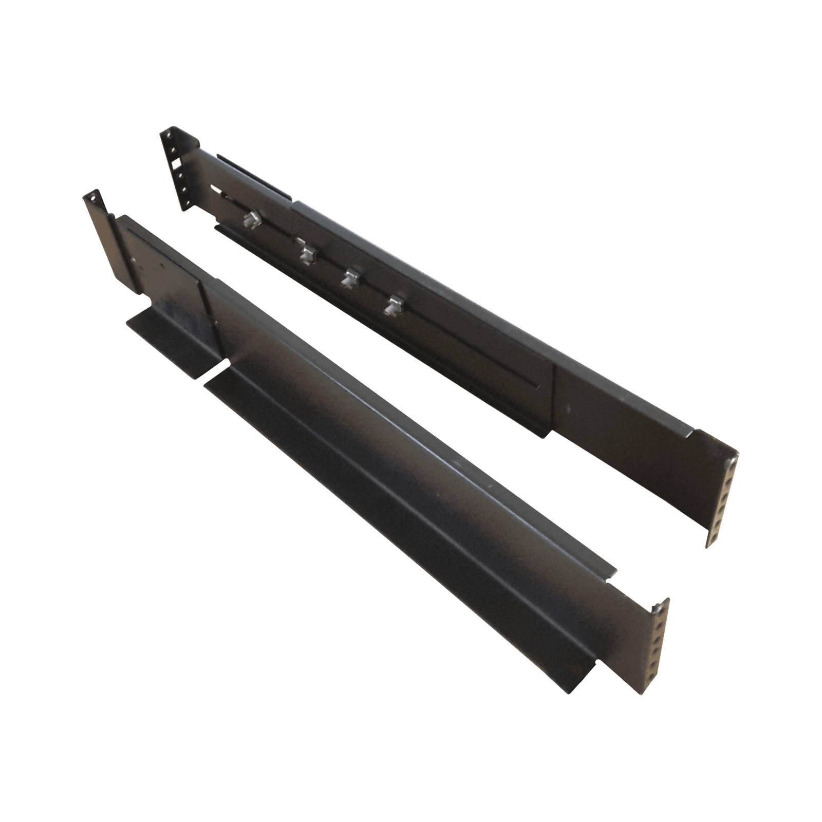 Kit de rieles para montaje de UPS Epcom Power Line en Rack / Gabinete de 4 postes, incluye un par de rieles con soporte en “L” compatible con: EPU1000RTOL2U, EPU2000RTOL2U y EPU3000RTOL2U EPURAILKIT - EPCOM POWERLINE