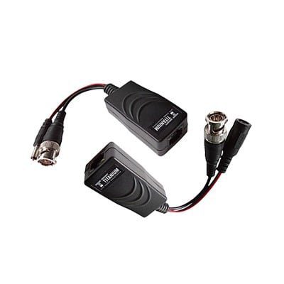 Kit de transceptores activos TURBO HD. Convierte 36/24 Vcc a 12 Vcc regulados, a través de cable  UTP Cat5e / 6. Transmision de 200 m (Revisar tabla de resoluciones ) TT-4816-PVTURBO - EPCOM TITANIUM