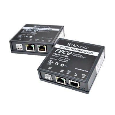Kit extensor IP y PoE por cable UTP CAT5E hasta 500 mts @ 100 mbps PACE-1PR-MT - ALTRONIX