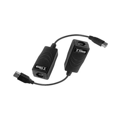 Kit extensor USB por cable UTP Cat 5 / 5e / 6 para Distancias de Hasta 50 Metros / Versión 2.0 TT-USB-100 - EPCOM TITANIUM