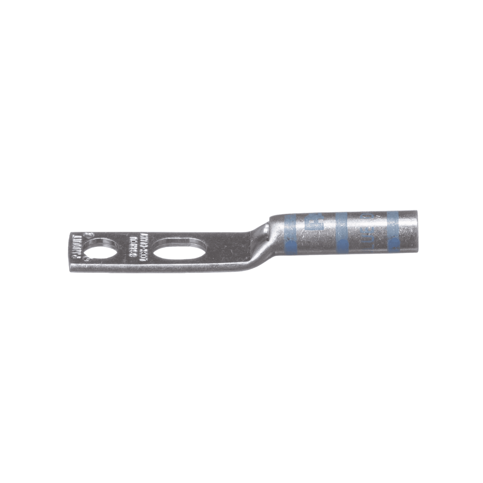 Terminal de Compresión de Barril Largo, de Dos Orificios de 1/4, para Cable 6 AWG, Espacios Entre Orificios de 0.50 a 0.63in LCC6-14JAW-L - PANDUIT