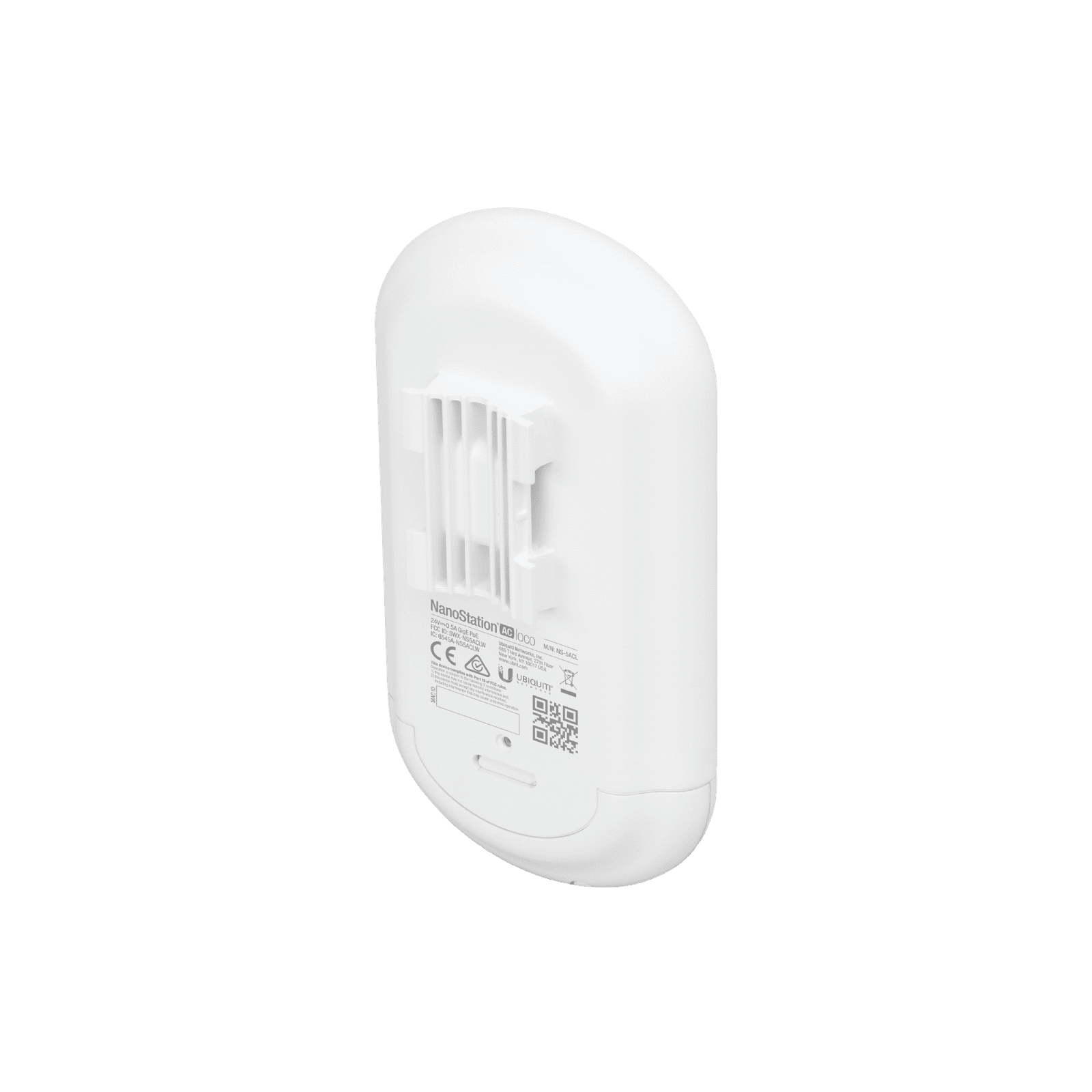 NanoStation airMAX Loco5AC CPE hasta 450 Mbps, 5 GHz (5150 – 5875 MHz), con antena integrada de 13 dBi, no incluye adaptador PoE LOCO5AC - UBIQUITI NETWORKS