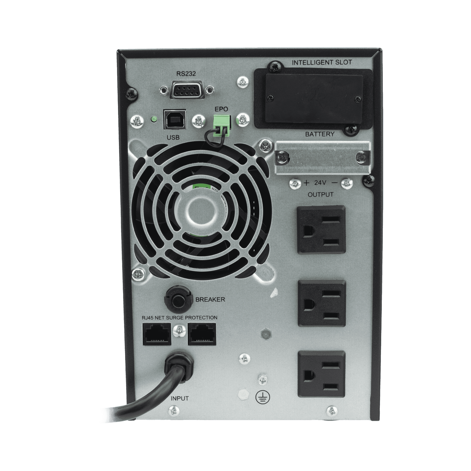 UPS 1000VA/900W Online Doble Conversión /Pantalla LCD / 3 tomas 5-15R / Regulación de Voltaje / Protección RJ45 LP1KOLT - LINKEDPRO BY EPCOM