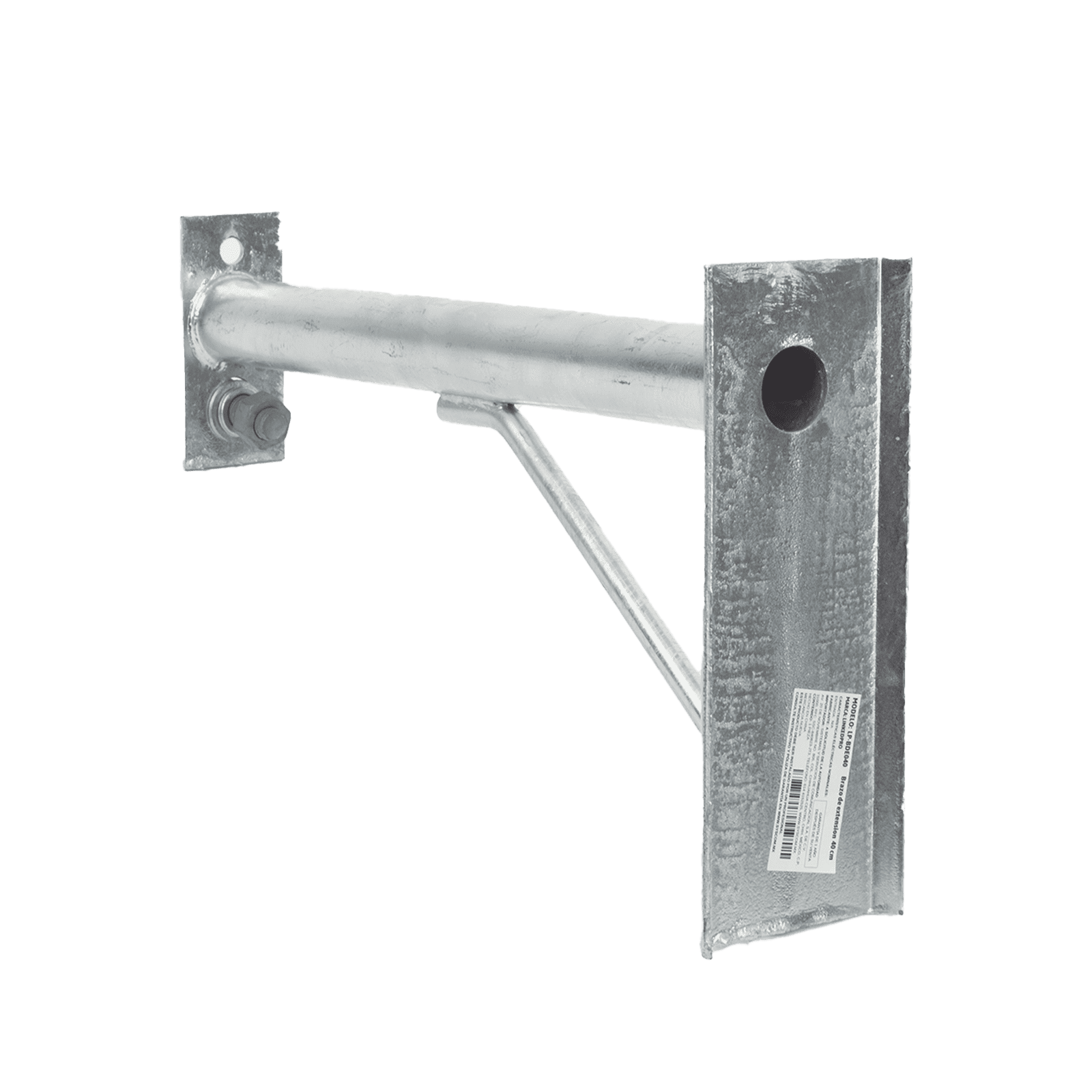 Brazo de Extensión 40 CM para uso con Herraje Tipo “J” (LP-SC-JH-10-15 o LP-SC-JH-06-08) LP-BDE040 - LINKEDPRO BY EPCOM