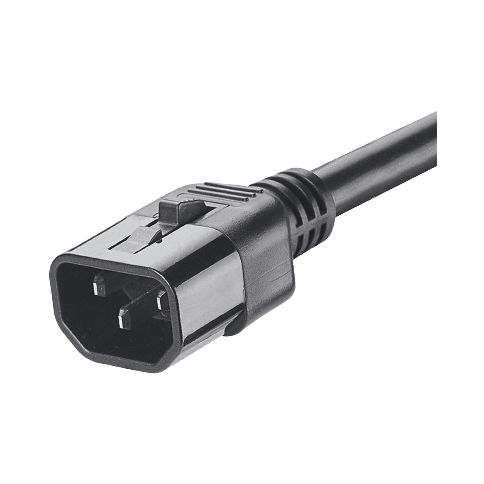 Cable de Alimentación Eléctrica Con Bloqueo de Seguridad, de IEC C14 a IEC C13, 1.2 Metros de Largo, Color Negro, Paquete de 10 Piezas LPCA12-X - PANDUIT