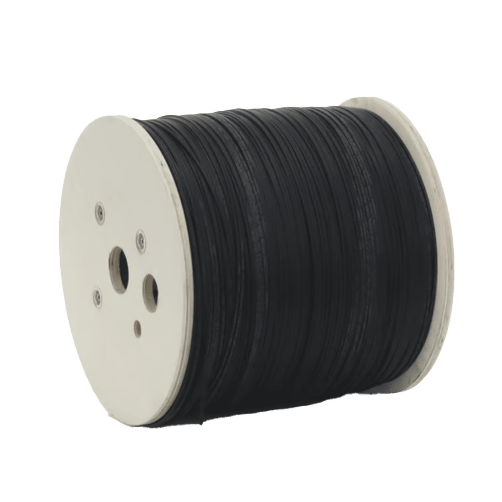 Carrete de 2 km de Fibra Óptica Drop Plana, Interior/Exterior G.657A2 Monomodo de 1 hilo (unifibra), Dieléctrica, Forro Negro, Compatible con Conectores FASC, FASCUP, FASCLC LPDROPA21C/2KM - LINKEDPRO BY EPCOM
