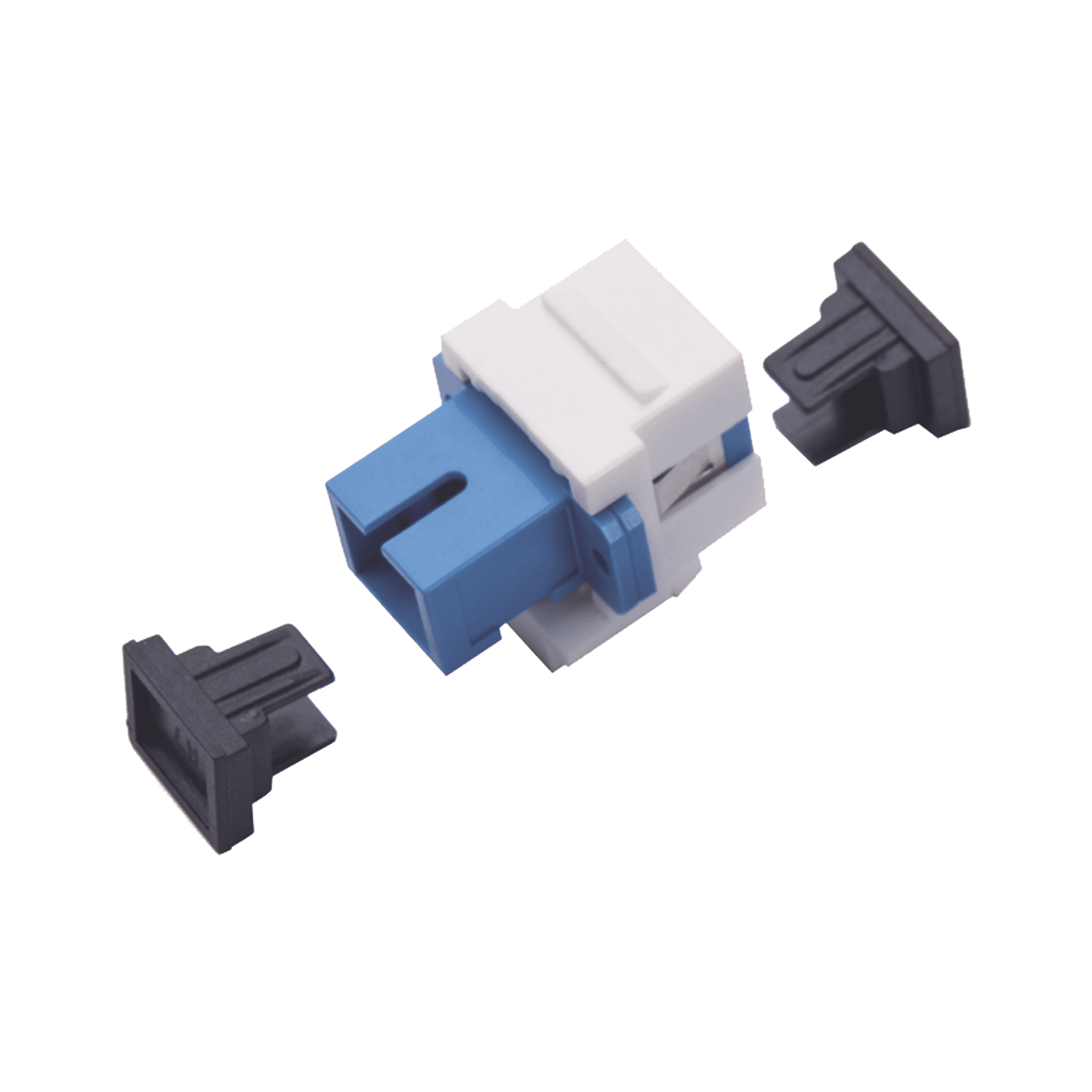 Acoplador Keystone de fibra óptica Monomodo SC/PC Simplex a SC/PC Simplex LP-FO-AD-6126 - LINKEDPRO BY EPCOM