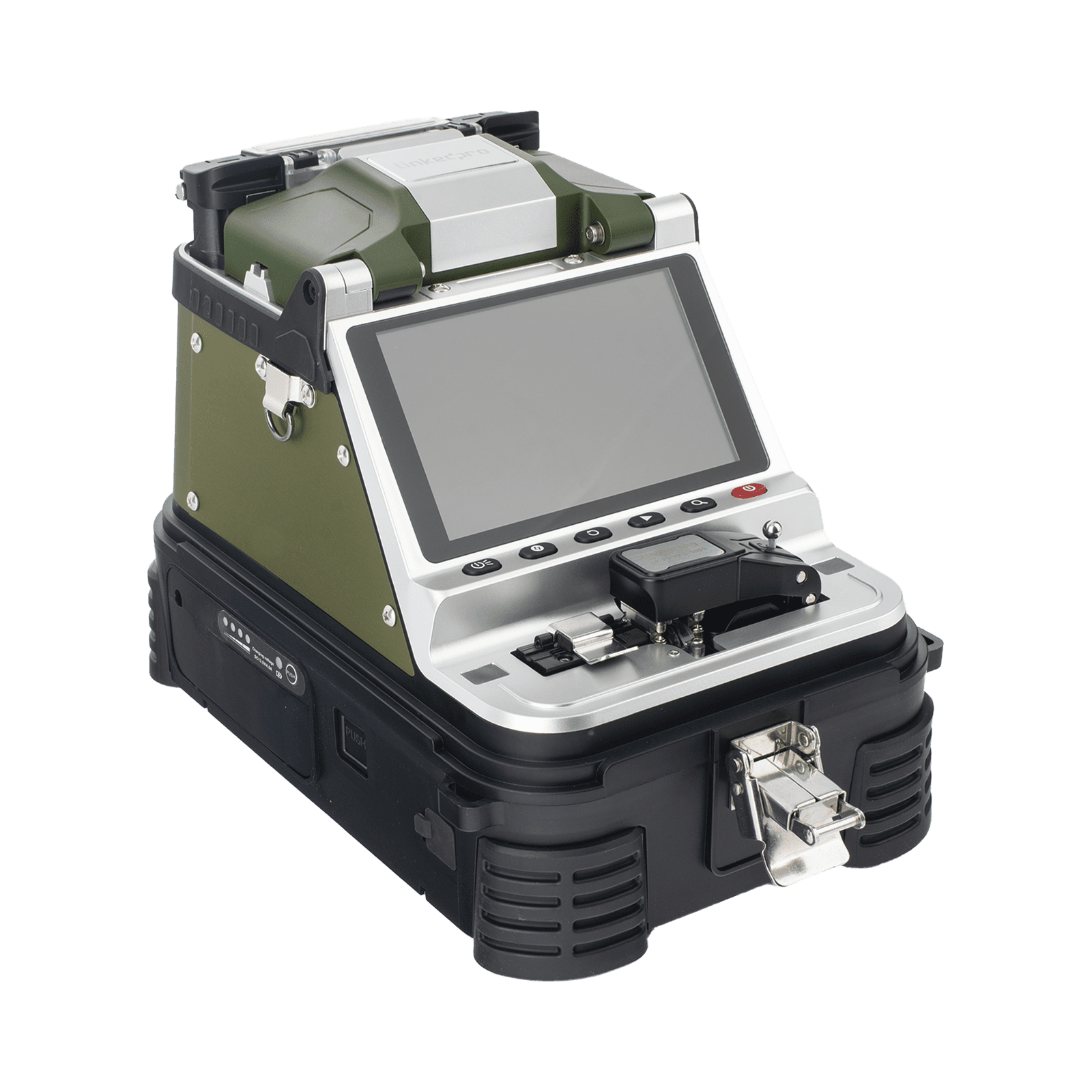 Fusionadora de Fibra Óptica MultiModo y MonoModo / 6 motores / Alineación por Núcleo / OPM + VFL / Cleaver Eléctrico de un Solo Paso LP-FS-PRO-3000 - LINKEDPRO BY EPCOM