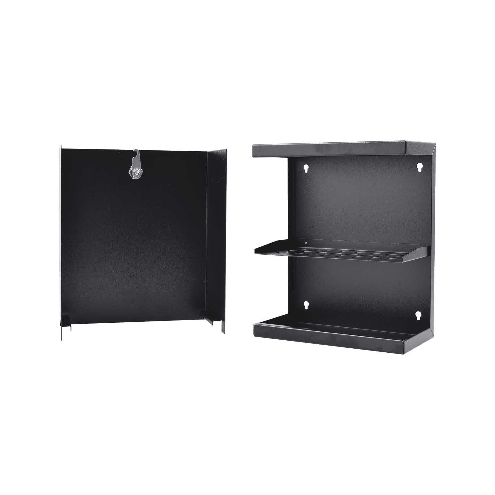 Gabinete con Punto de Consolidación de 24 Puertos, Compatible con conectores Keystone, Instalación en Pared o techo falso, Se envía el Gabinete Armado. LP-GPC-24 - LINKEDPRO BY EPCOM