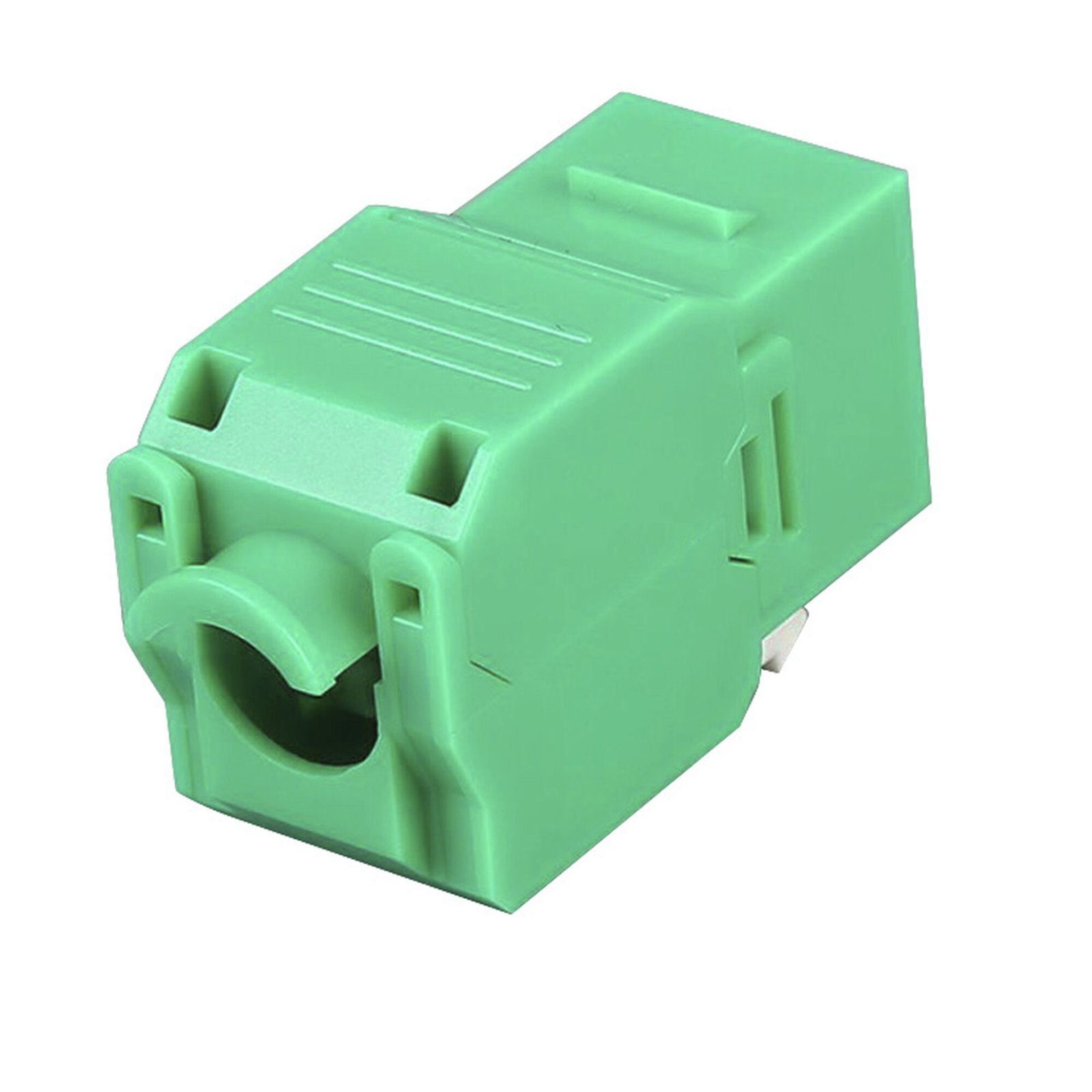 Módulo Jack Keystone Cat6 (toolless), con terminación en ángulo 180 º Color Verde, Compatible con Faceplate y Patchpanel Linkedpro LP-KJ-610-TTGR - LINKEDPRO BY EPCOM