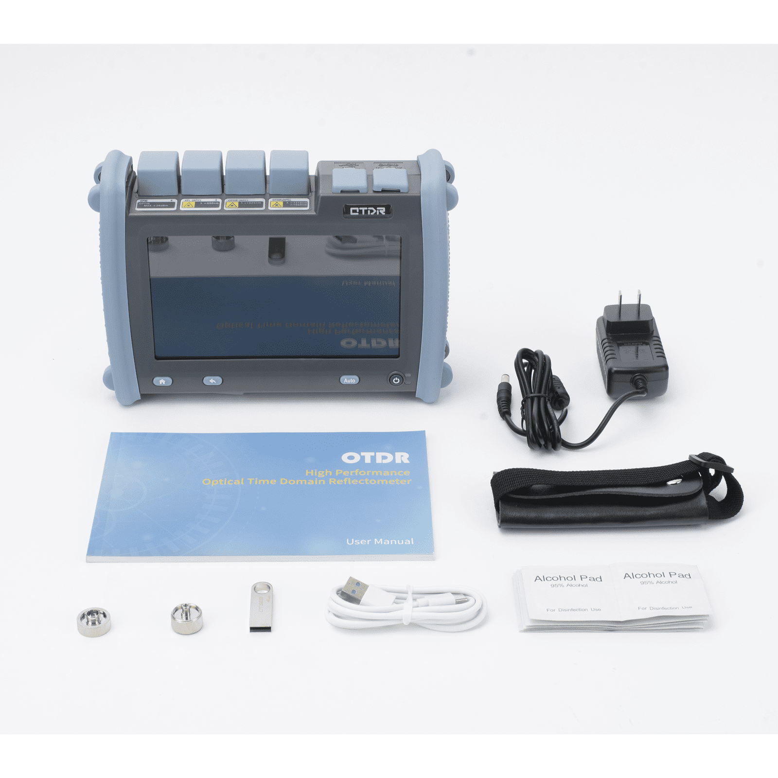 OTDR PRO de Alto Rendimiento para Enlaces de Fibra Óptica Monomodo / Soporta pruebas en Fibra Óptica Viva / Longitudes de onda: 1310nm, 1550nm y 1625nm / Zona Muerta por Evento de 0.8 Metros / Soporta Función VFL / Soporta Funci&o LP-OTDR-PRO-LF - LINKEDPRO BY EPCOM