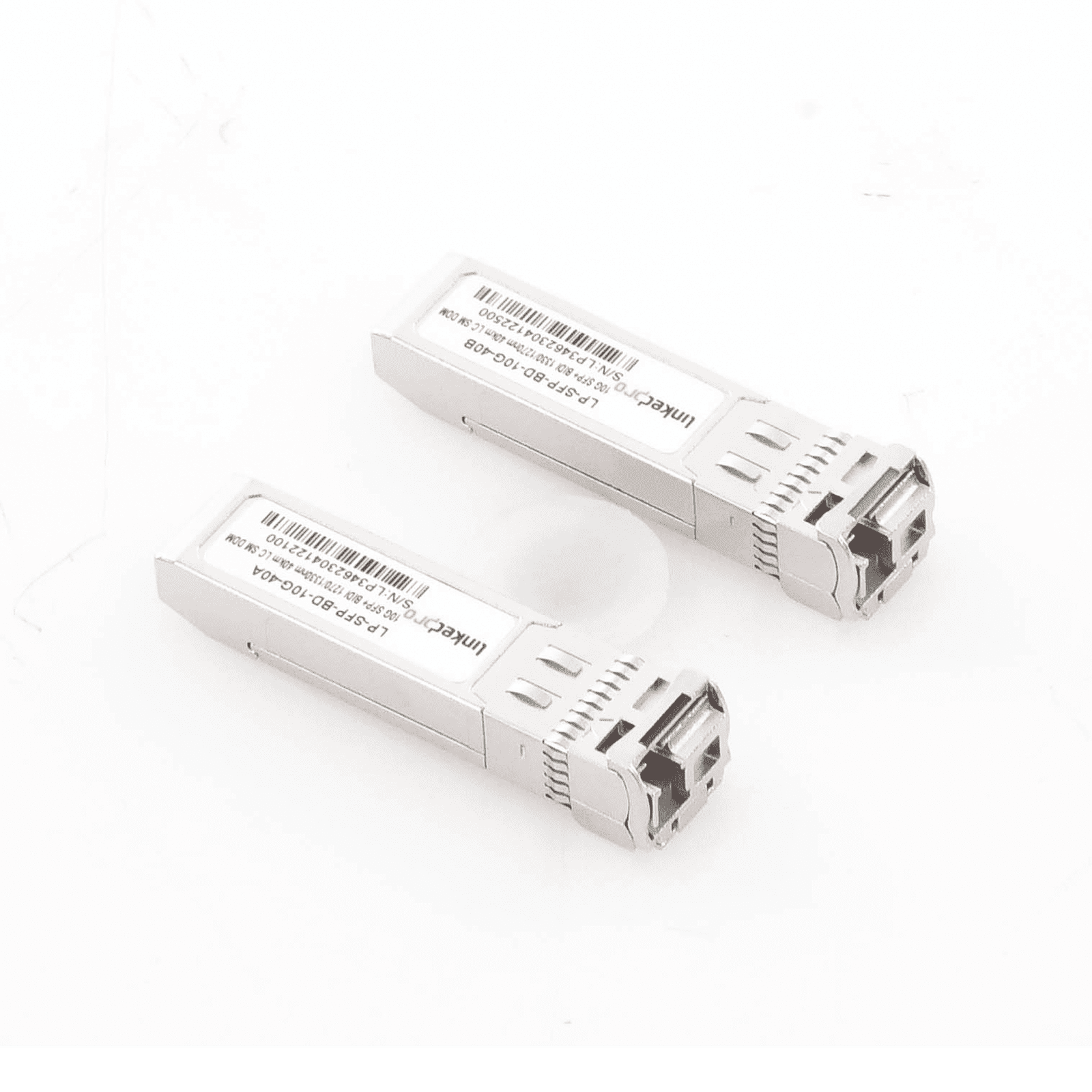 Transceptores Ópticos Bidireccionales SFP+ (Mini-Gbic) / Monomodo 1270 & 1330 nm / 10 Gbps / 1000BASE-BX / Conector LC/UPC Simplex / DDM / Hasta 40 km / 2 Piezas LP-SFP-BD-10G-40 - LINKEDPRO BY EPCOM