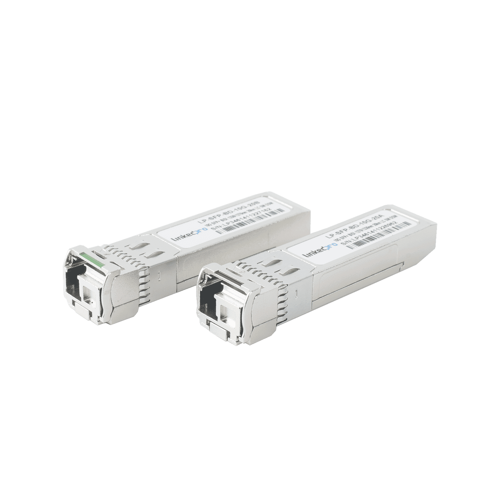 Transceptores Ópticos Bidireccionales SFP (Mini-Gbic) / Monomodo 1310 & 1550 nm / 1.25 Gbps / 1000BASE-BX / Conector LC/UPC Simplex / DDM / Hasta 20 km / 2 Piezas LP-SFP-BD-1G-20 - LINKEDPRO BY EPCOM