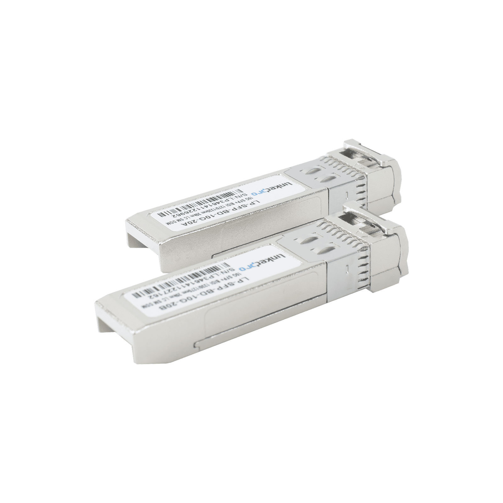 Transceptores Ópticos Bidireccionales SFP (Mini-Gbic) / Monomodo 1310 & 1550 nm / 1.25 Gbps / 1000BASE-BX / Conector LC/UPC Simplex / DDM / Hasta 20 km / 2 Piezas LP-SFP-BD-1G-20 - LINKEDPRO BY EPCOM
