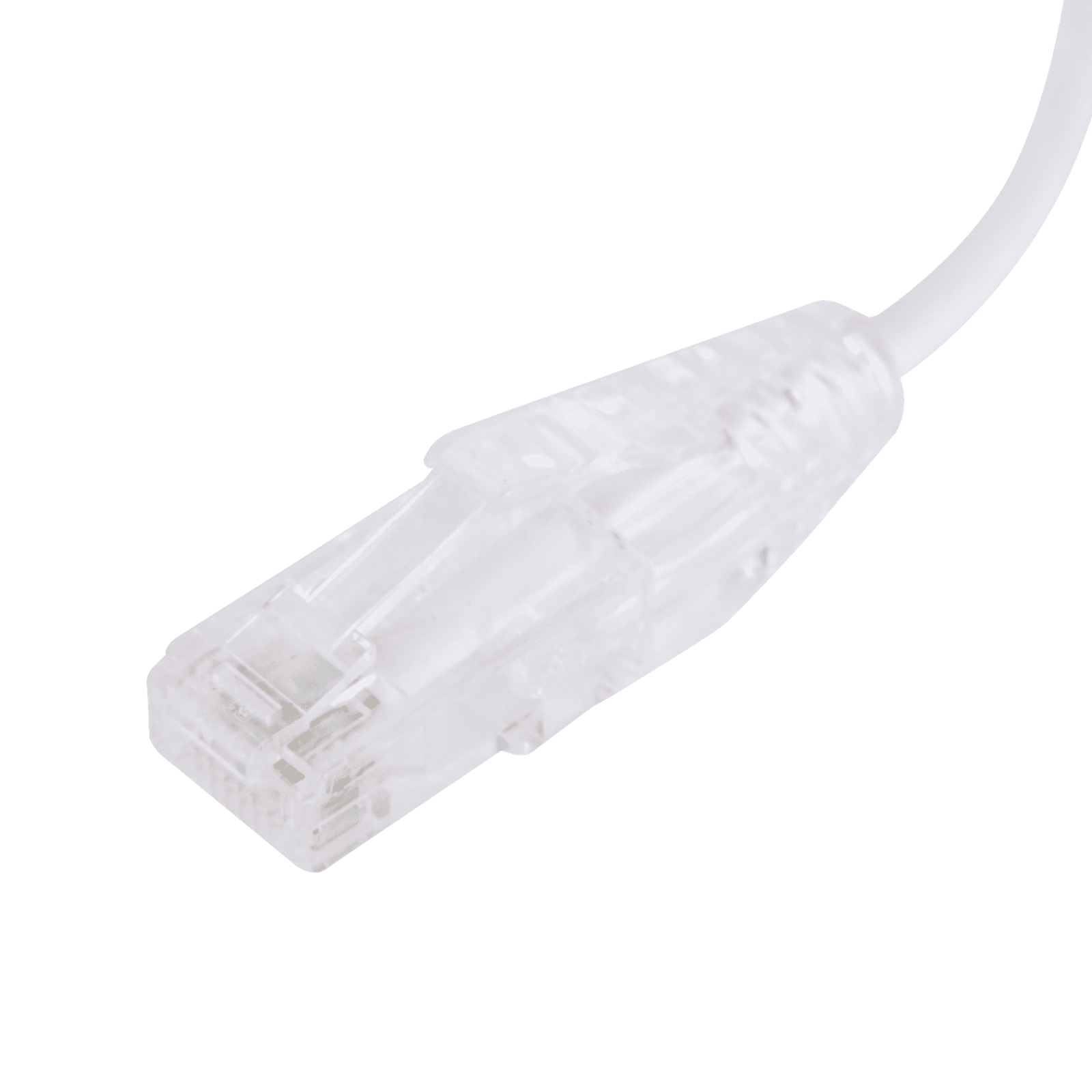 Cable de Parcheo Slim UTP Cat6 – 20 cm Blanco Diámetro Reducido (28 AWG) LP-UT6-020-WH28 - LINKEDPRO BY EPCOM