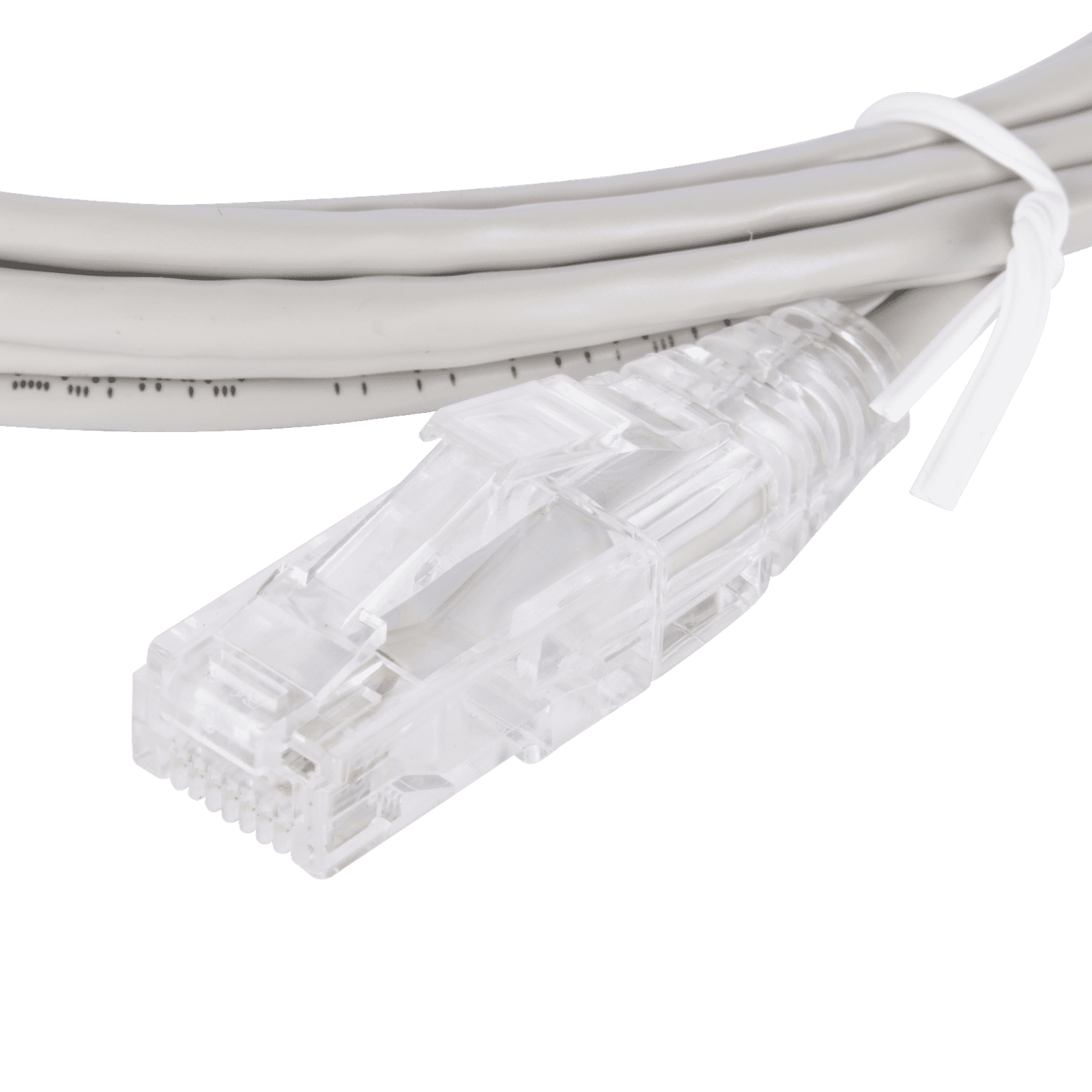 Cable de Parcheo Slim UTP Cat6 – 2 m Gris Diámetro Reducido (28 AWG) LP-UT6-200-GY28 - LINKEDPRO BY EPCOM