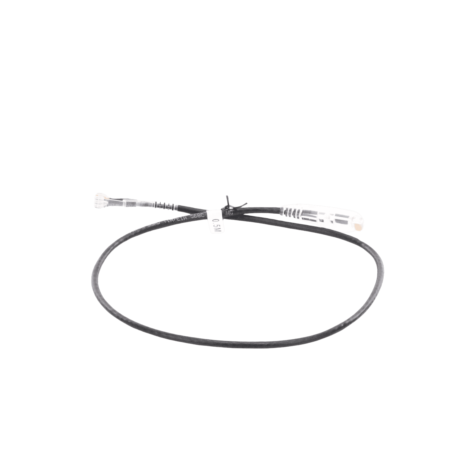 Cable de Parcheo Slim UTP Cat6A – 0.5 m Negro, Diámetro Reducido (28 AWG) LP-UT6A-05-BK28 - LINKEDPRO BY EPCOM