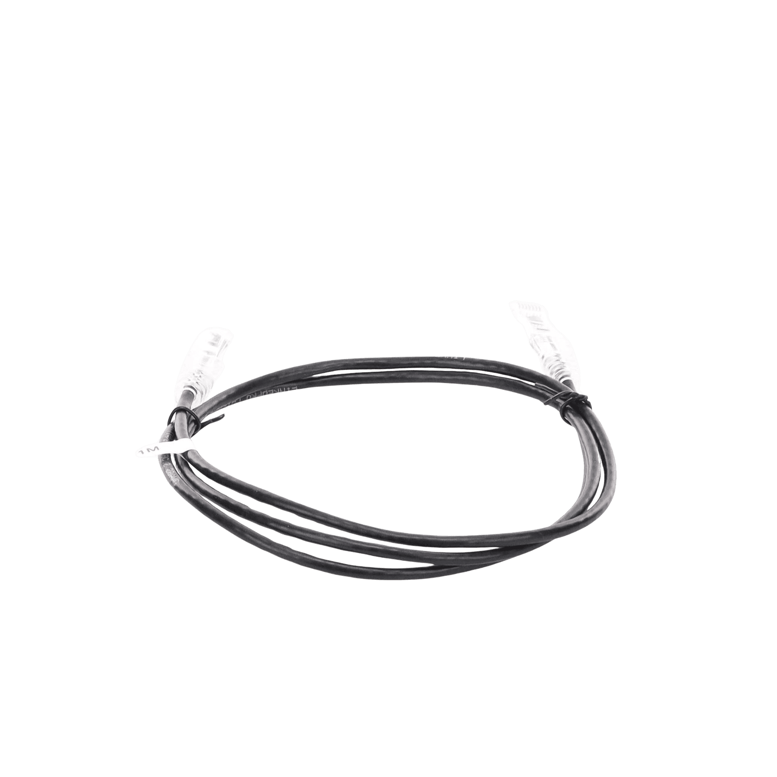 Cable de Parcheo Slim UTP Cat6A – 1 m Negro, Diámetro Reducido (28 AWG) LP-UT6A-100-BK28 - LINKEDPRO BY EPCOM