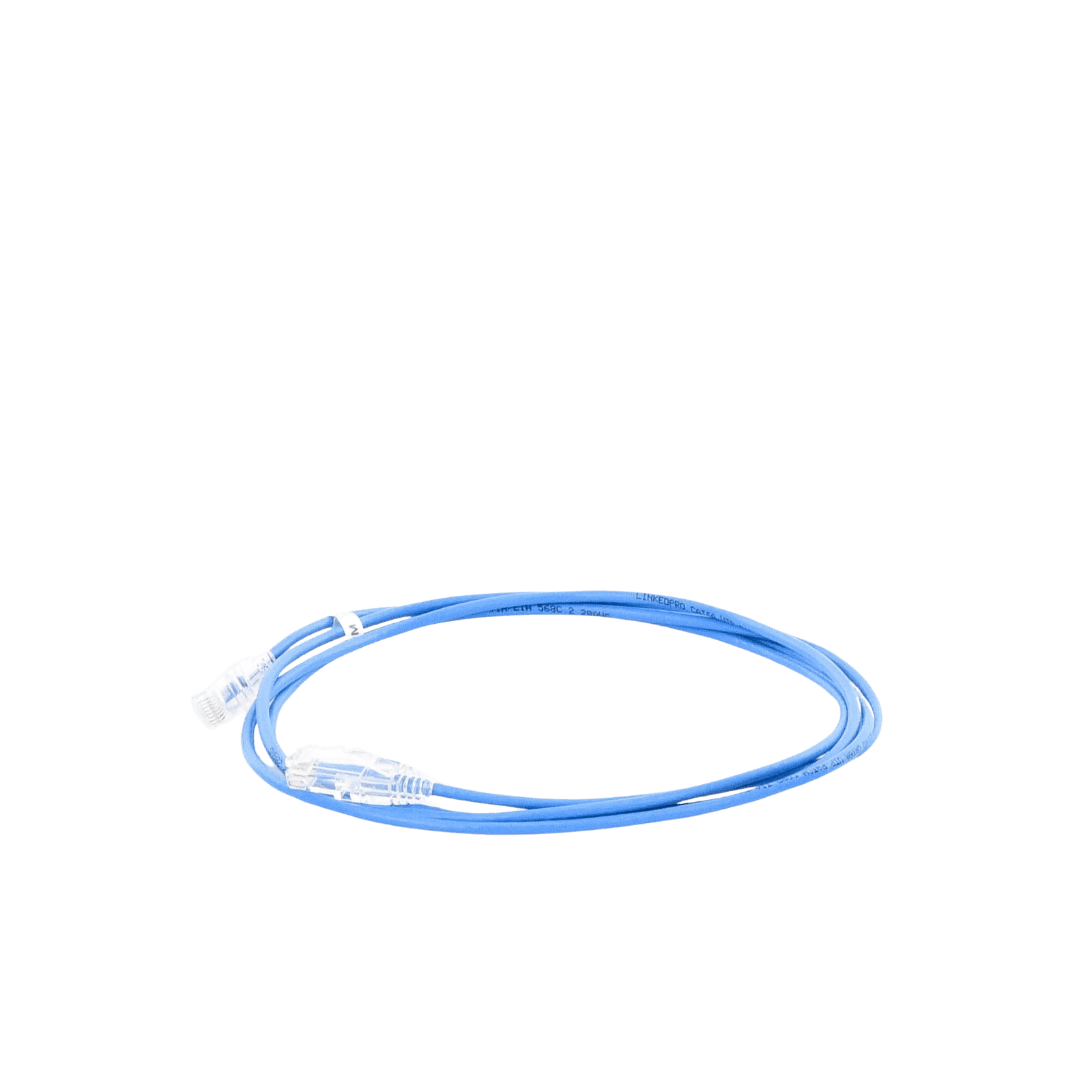 Cable de Parcheo Slim UTP Cat6A – 2 m Azul, Diámetro Reducido (28 AWG) LP-UT6A-200-BU28 - LINKEDPRO BY EPCOM