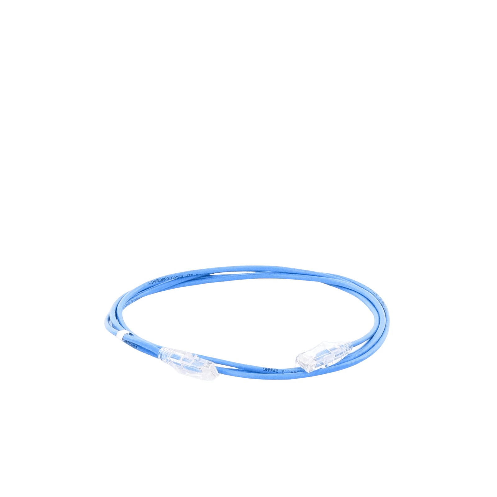 Cable de Parcheo Slim UTP Cat6A – 2 m Azul, Diámetro Reducido (28 AWG) LP-UT6A-200-BU28 - LINKEDPRO BY EPCOM