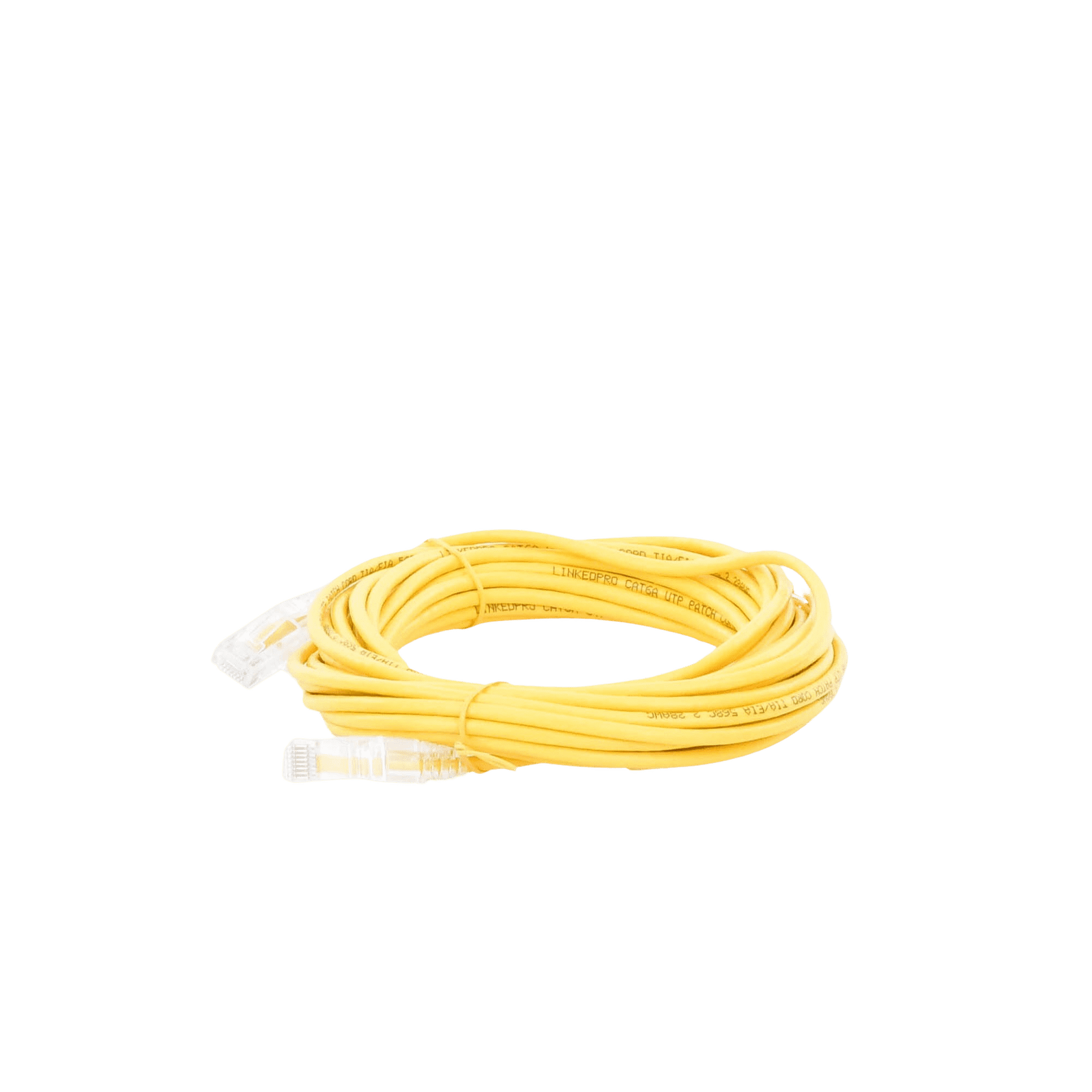 Cable de Parcheo Slim UTP Cat6A – 7 m Amarillo, Diámetro Reducido (28 AWG) LP-UT6A-700-YE28 - LINKEDPRO BY EPCOM