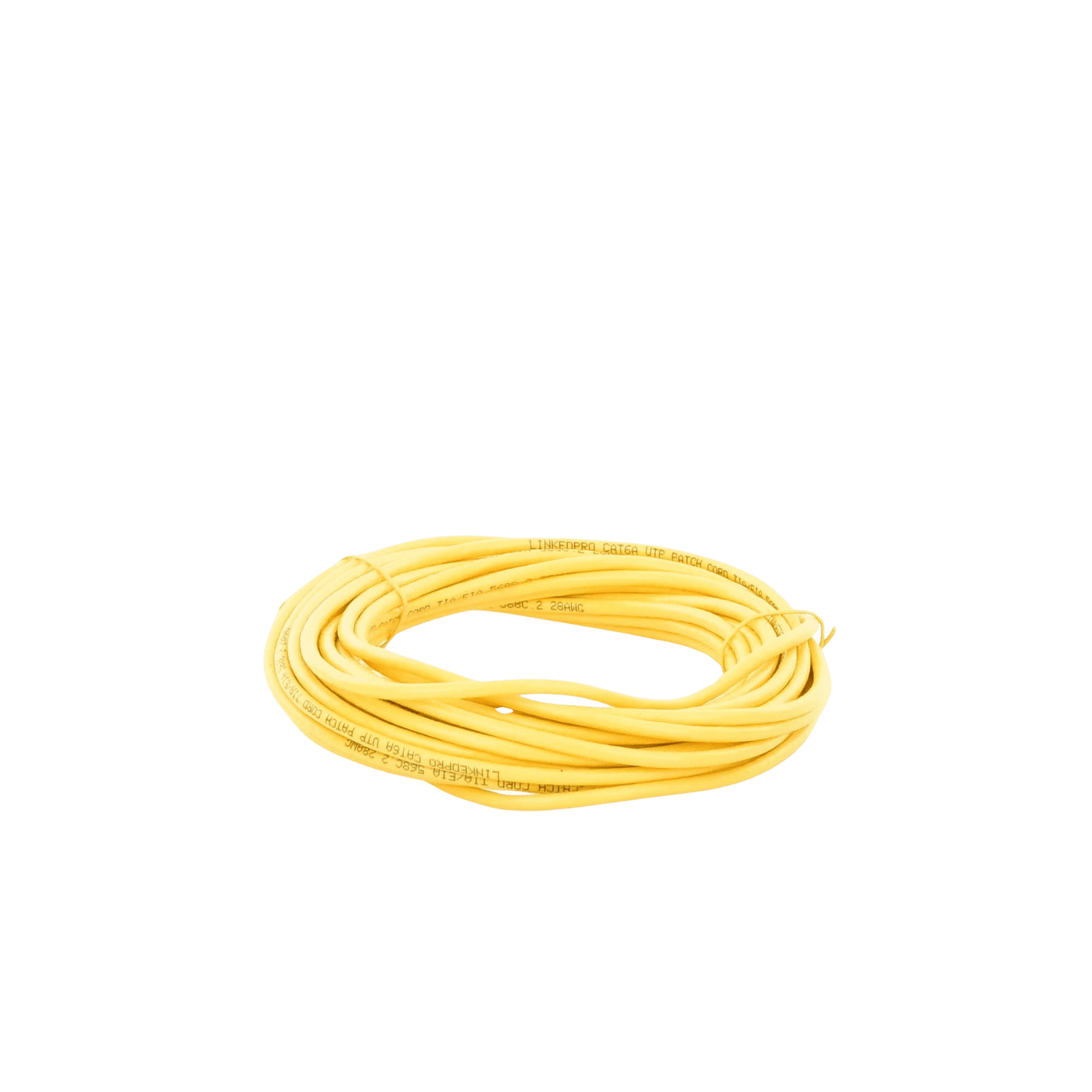 Cable de Parcheo Slim UTP Cat6A – 7 m Amarillo, Diámetro Reducido (28 AWG) LP-UT6A-700-YE28 - LINKEDPRO BY EPCOM