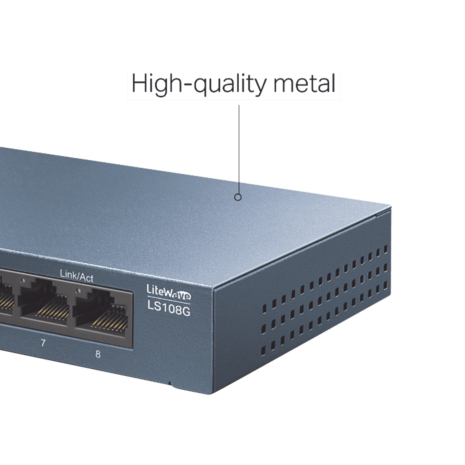 Switch de escritorio Gigabit de 8 puertos 10/100/1000Mbps, carcasa metálica LS108G - TP-LINK