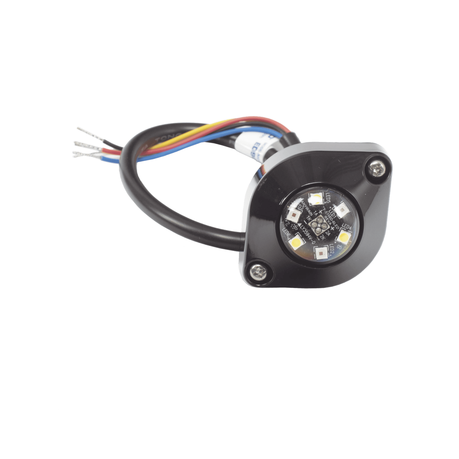 Lámpara Oculta de 6 LED Color Ámbar/Claro Serie ED9015 ED9015AW - ECCO