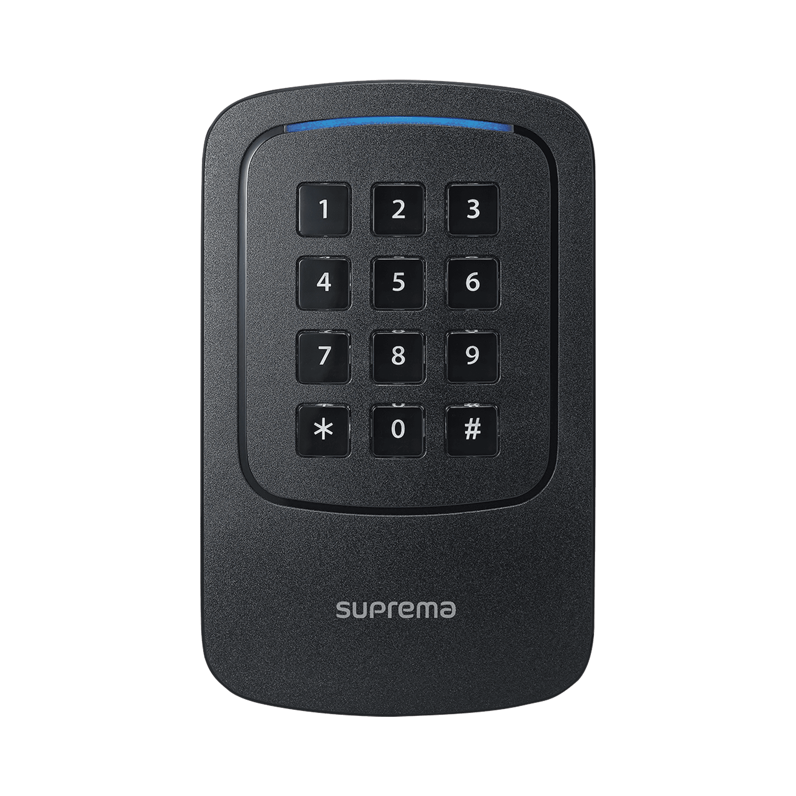 Lector Esclavo de Tarjetas con teclado de uso en exterior,  Multitecnolgia, NFC y Bluetooth XPD2GKDB - SUPREMA