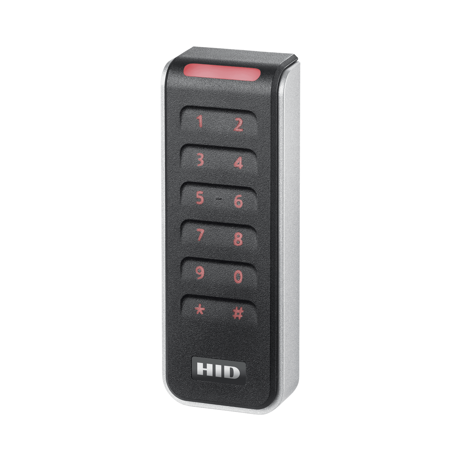 Lector con Teclado Capacitivo SIGNO Multitecnologia/ 20KNKS-01-00001H/ Garantia de Por Vida/ Pigtail/Wiegand & OSDP/Mullion R20KS - HID