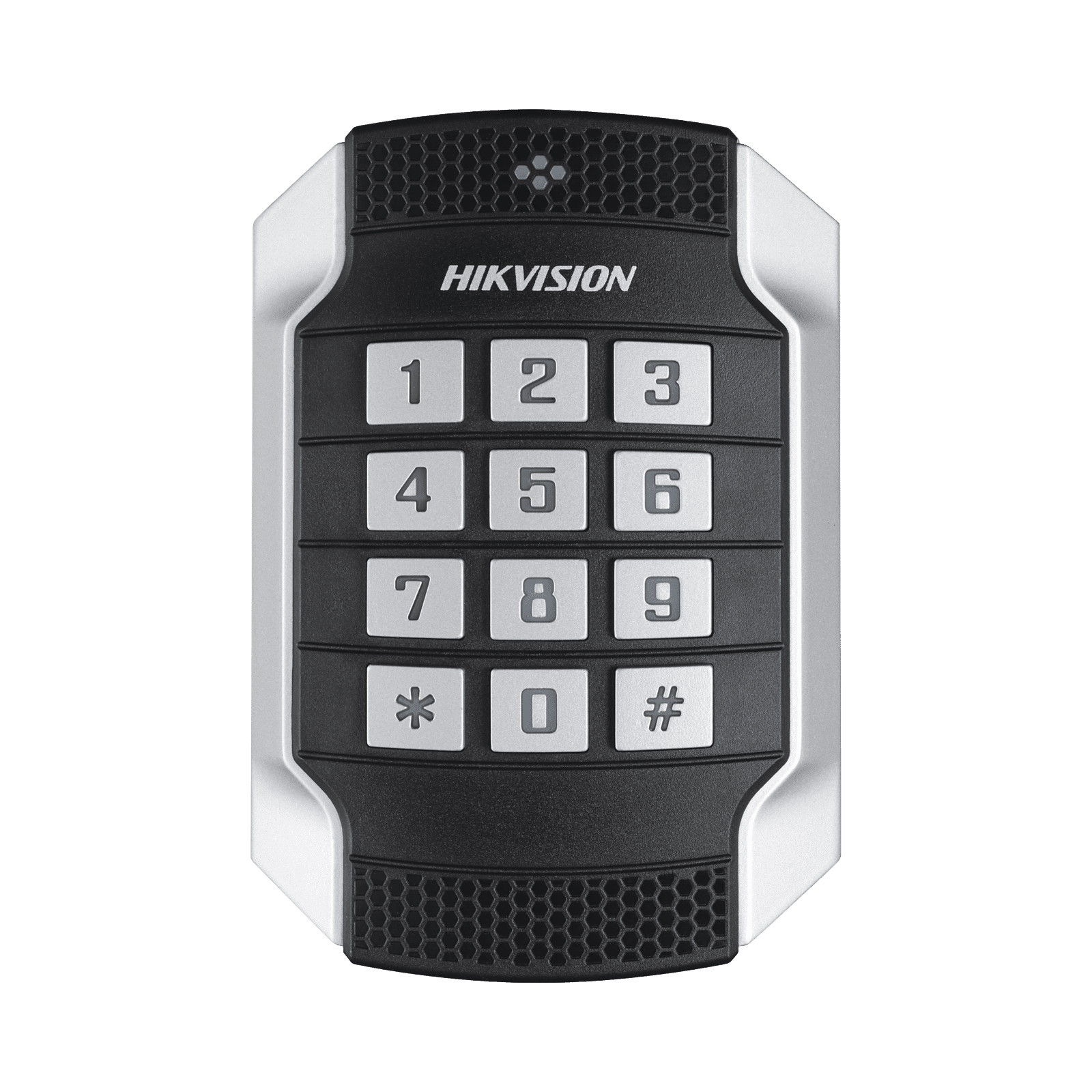 Lector de Tarjetas MIFARE y Contraseñas / Wiegand W26 – W34 y RS-485 / IP65 / IK10 / Estetico y Facil de Utilizar / Indicador LED DS-K1104MK - HIKVISION