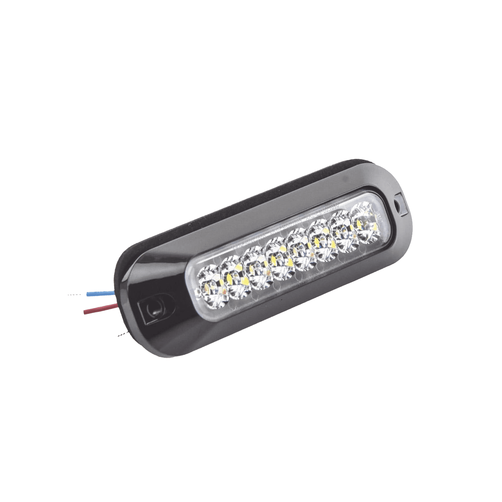 Luz Auxiliar Serie X3744, 8 LEDs Ultra Brillantes, color rojo claro. ED3744-RC - ECCO