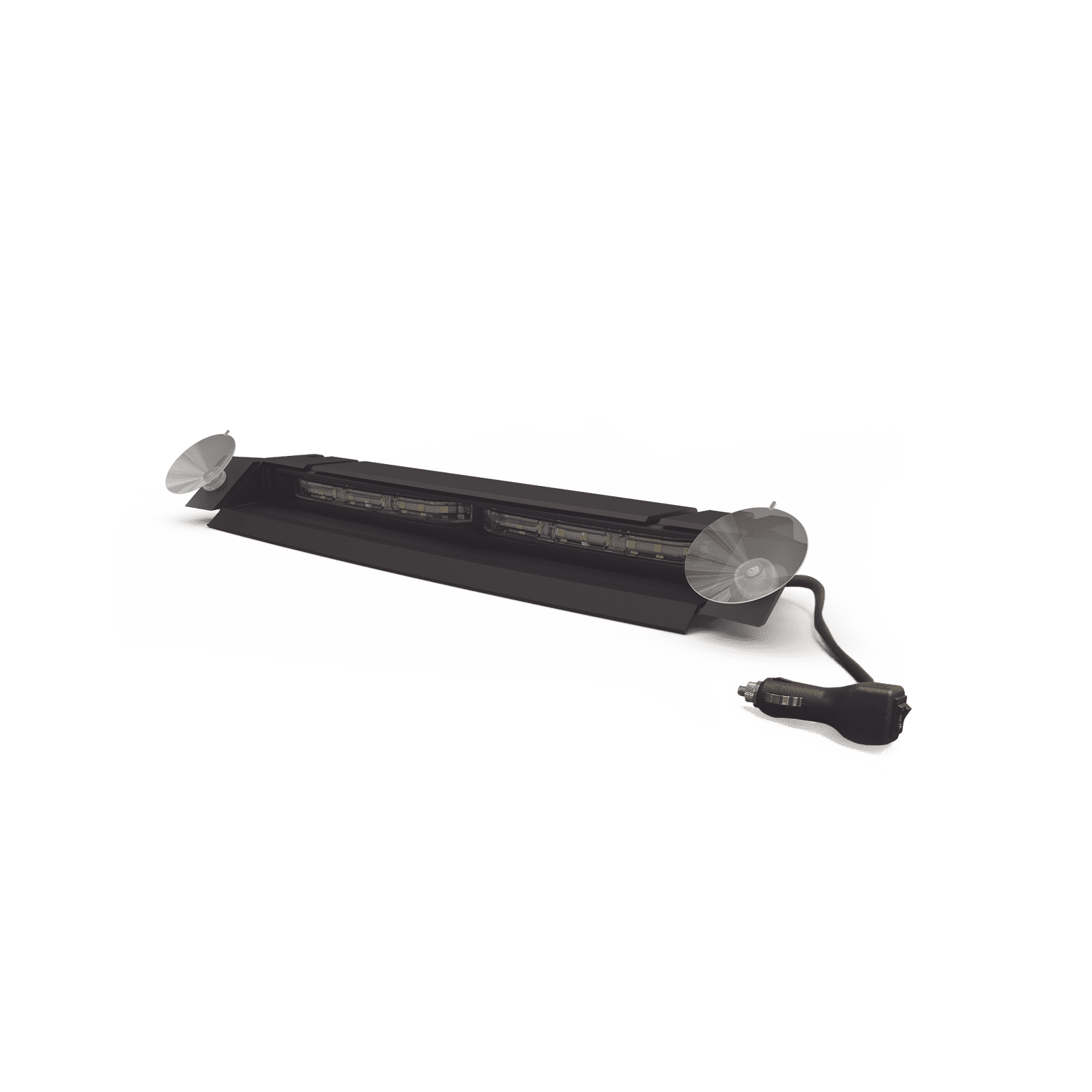 Luz Direccional de Visera, 12-24 Vcc con enchufe vehicular, doble cabezal, dual color, rojo/blanco/azul/claro ED5051VDL2RWBW - ECCO